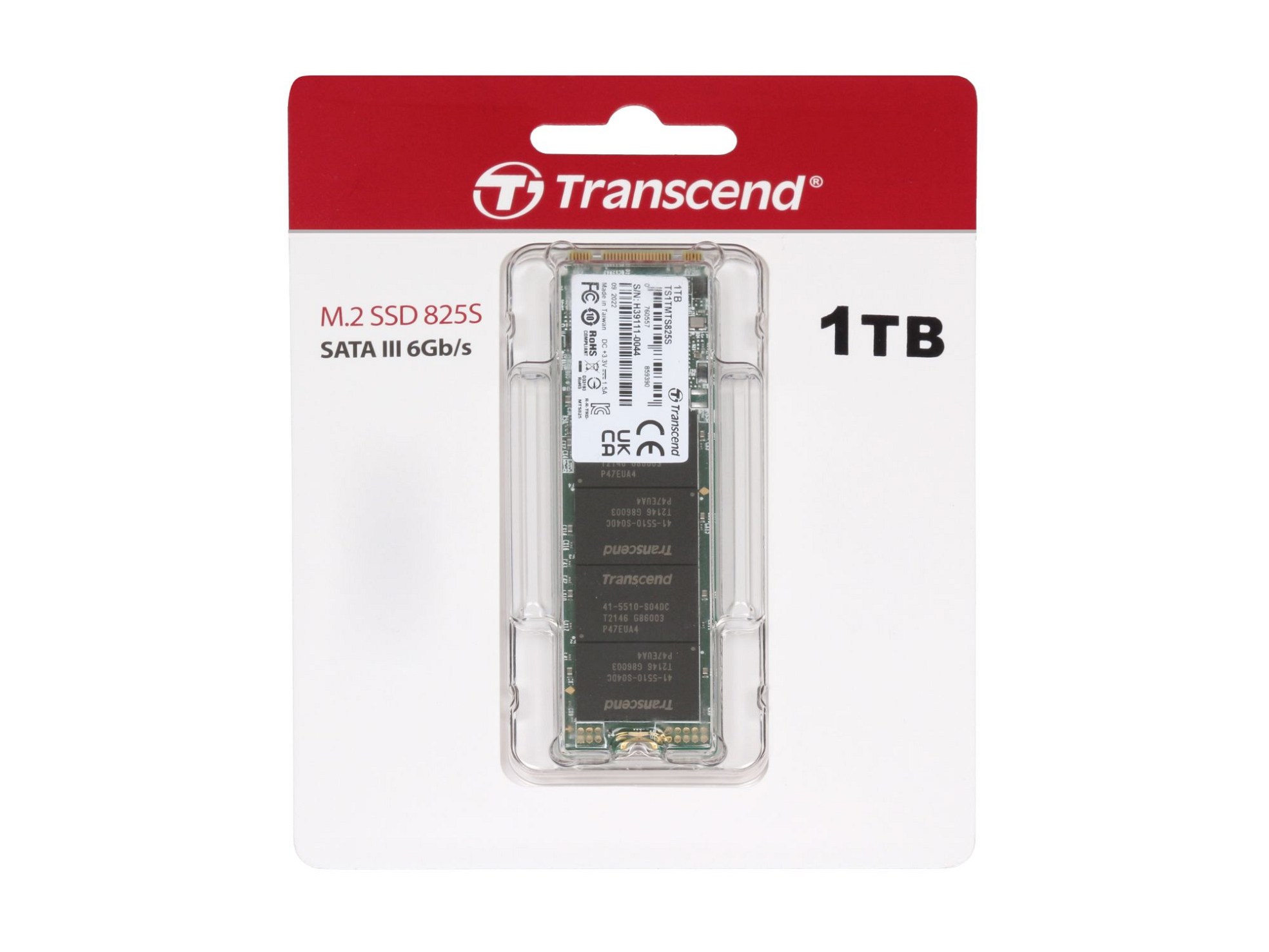 M28T1T Transcend 825S SSD Festplatte 1TB (M.2 22 x 80 mm)