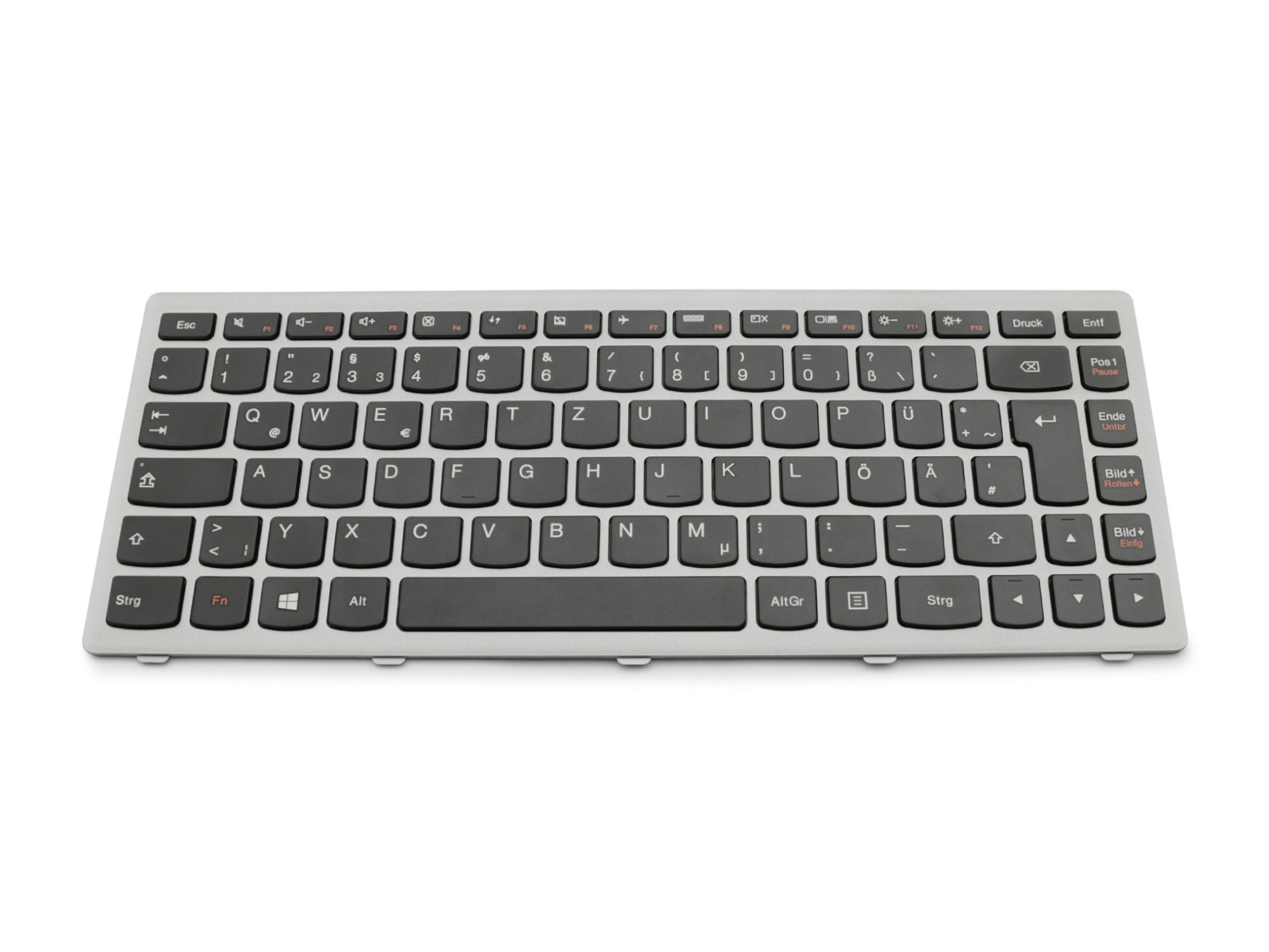 Lenovo 25213574 Tastatur DE (deutsch) schwarz/grau