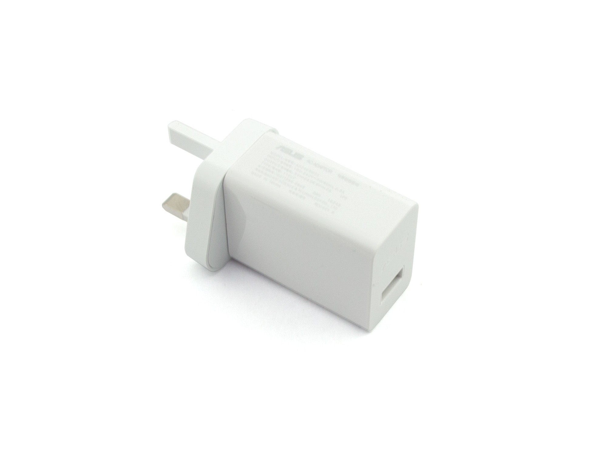 USB Netzteil 18,0 Watt UK Wallplug weiß für Asus Fonepad 7 (ME372CG)