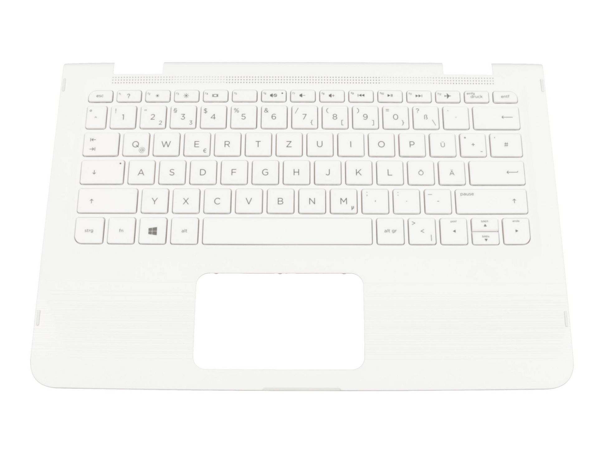 Sunrex V150402BS3 GR Tastatur inkl. Topcase DE (deutsch) weiß/weiß