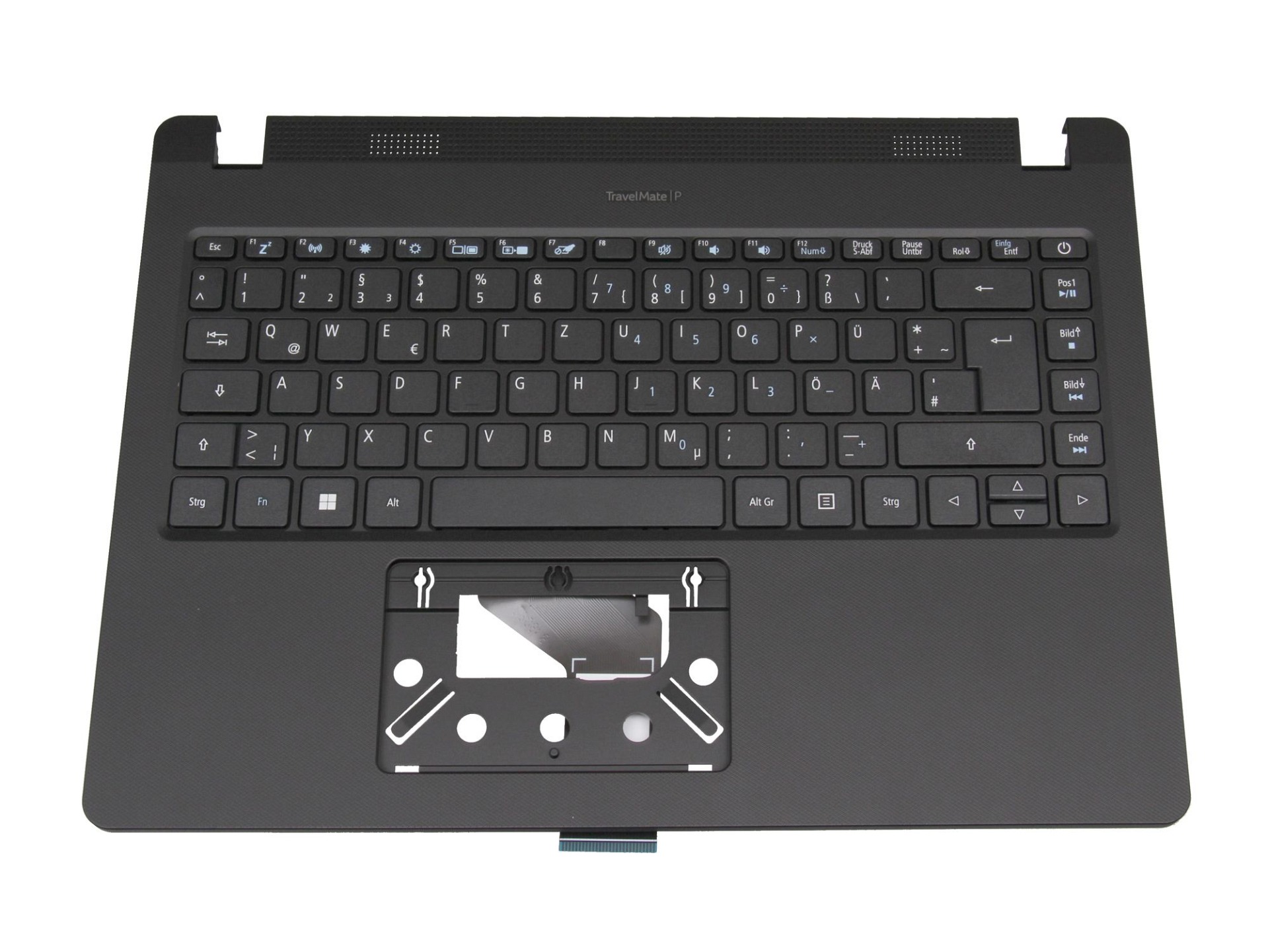 Acer 6B.VPNN7.011 Tastatur inkl. Topcase DE (deutsch) schwarz/schwarz