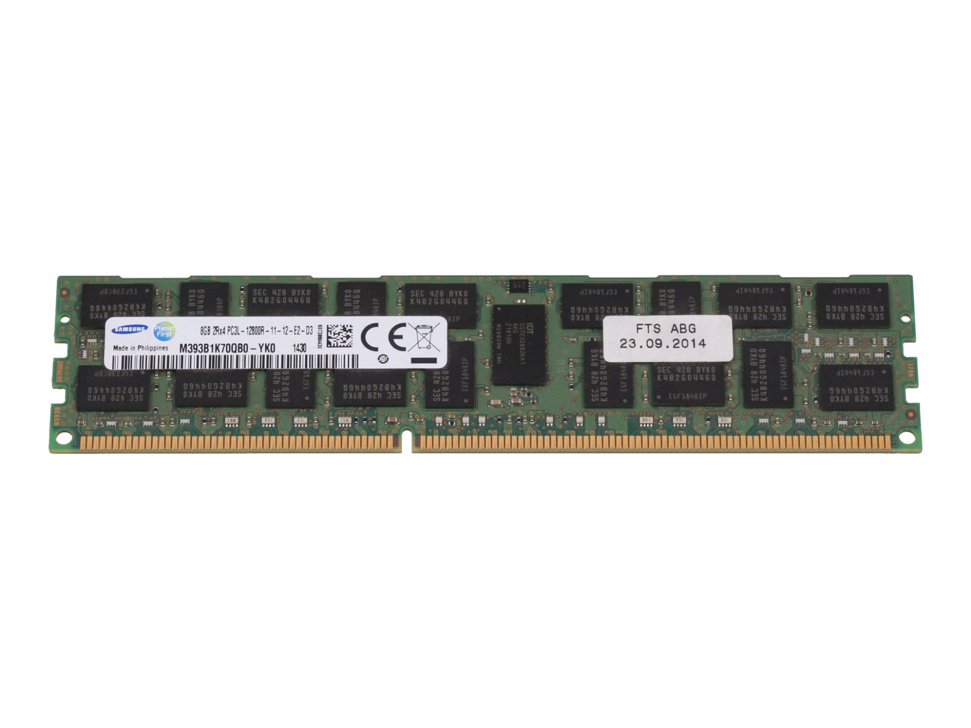 Samsung K4B2G0446Q Fujitsu Arbeitsspeicher 8GB DDR3-RAM DIMM 1600MHz (PC3L-12800) Gebraucht