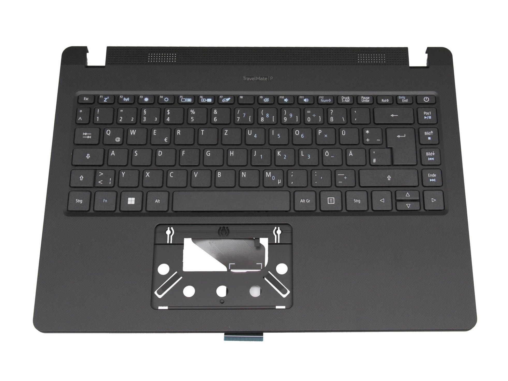 Acer 337099325 Tastatur inkl. Topcase DE (deutsch) schwarz/schwarz