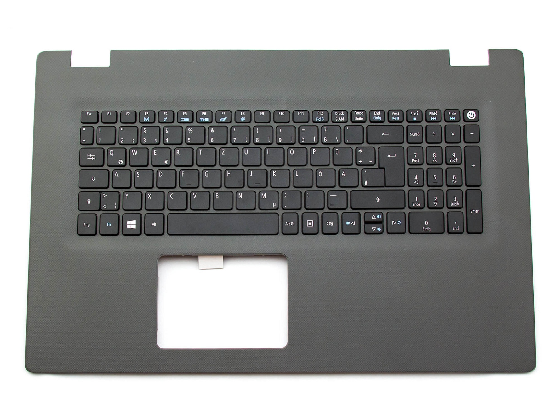Acer PK131FZ1A10 Tastatur inkl. Topcase DE (deutsch) schwarz/grau B-Ware