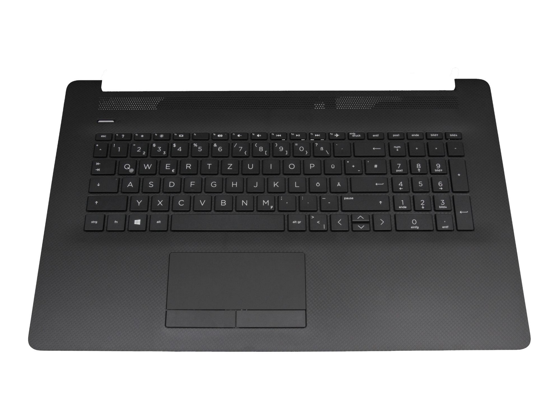 HP HPM17K53d03930 Tastatur inkl. Topcase DE (deutsch) schwarz/schwarz (PTP/DVD)