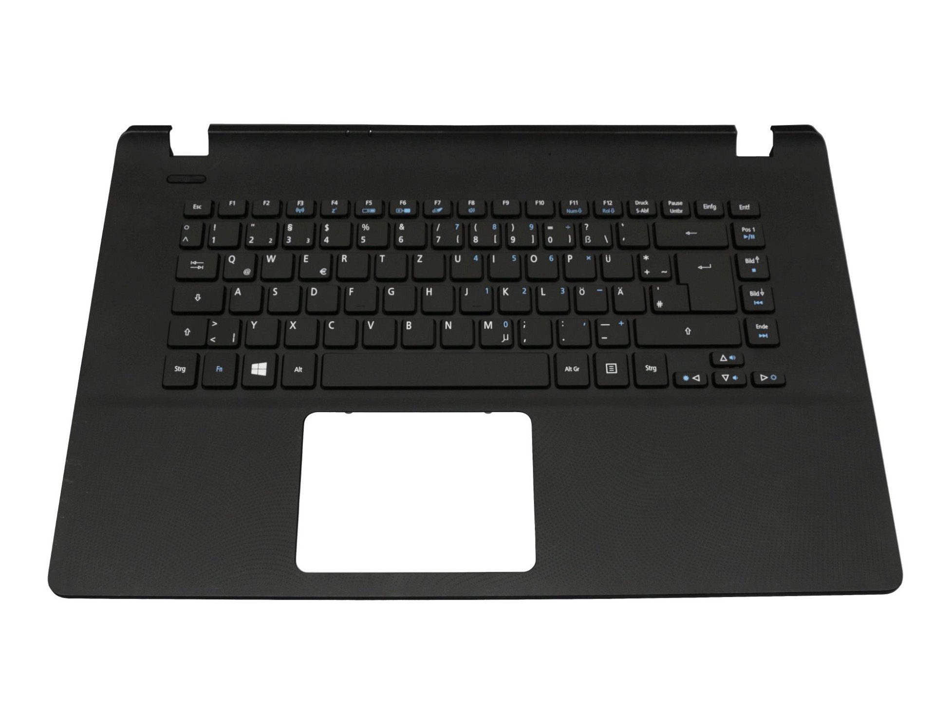 Acer FA16G000400-1 Tastatur inkl. Topcase DE (deutsch) schwarz/schwarz
