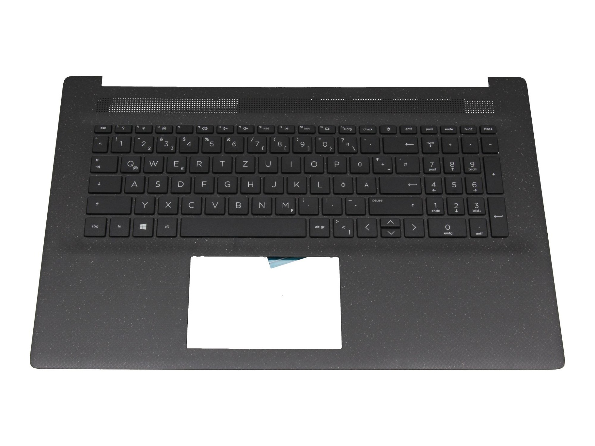HP 60374B0213104 Tastatur inkl. Topcase DE (deutsch) schwarz/schwarz