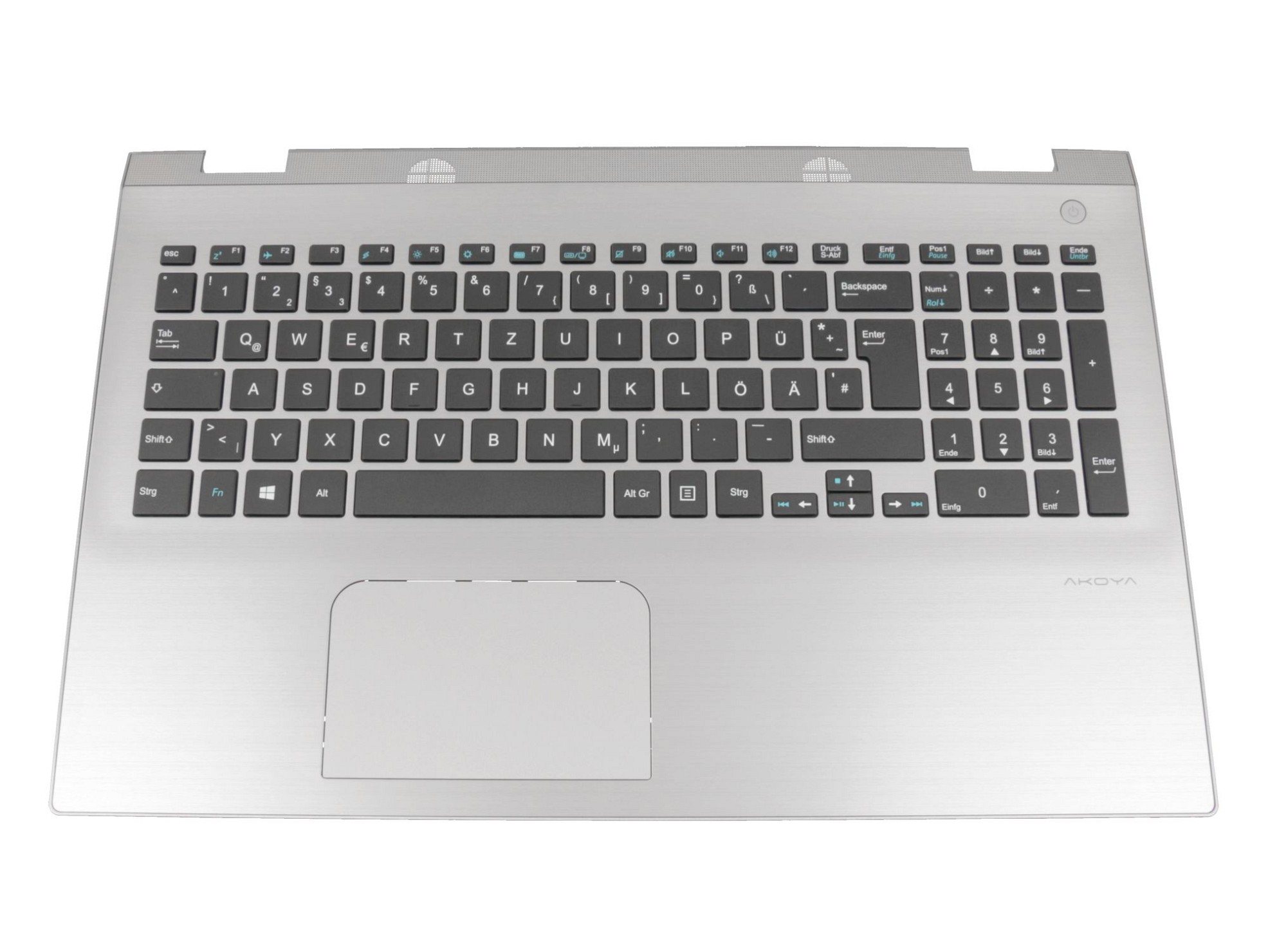 Medion 13N1-0AA0C12 Tastatur inkl. Topcase DE (deutsch) schwarz/silber