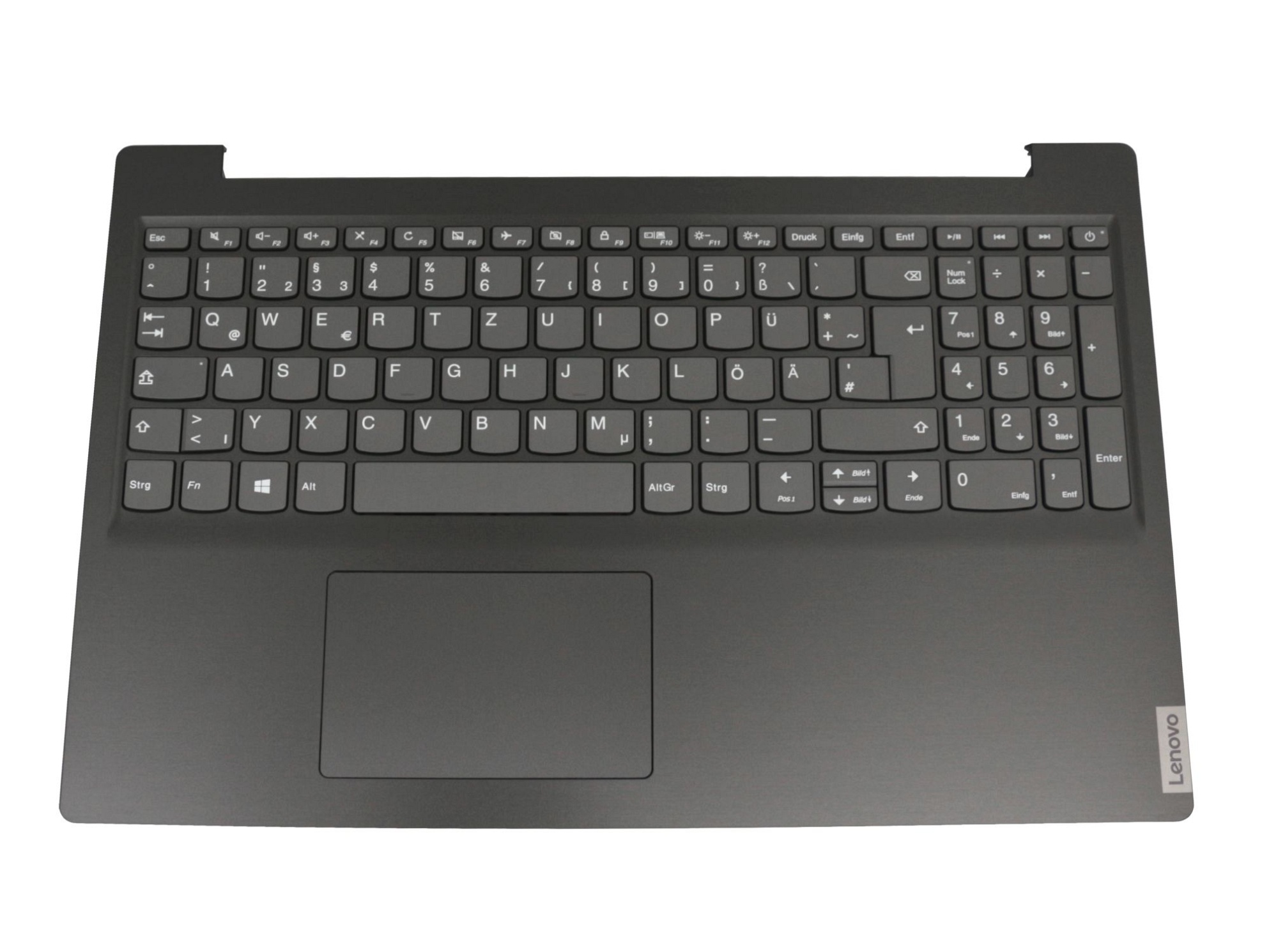 Sunrex V161420AK1-GR Tastatur inkl. Topcase DE (deutsch) grau/schwarz