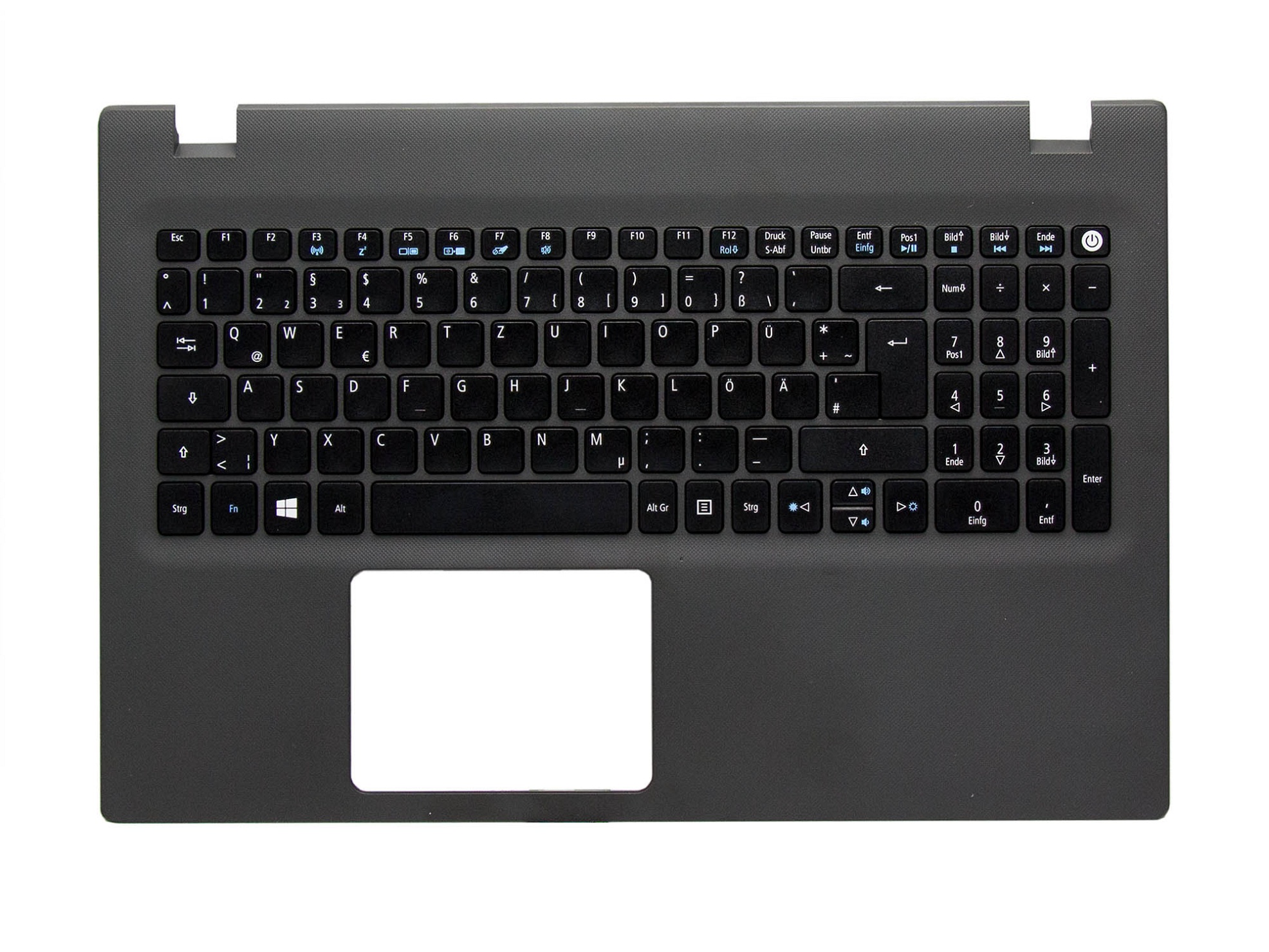 Acer 6B.MVRN7.010 Tastatur inkl. Topcase DE (deutsch) schwarz/grau