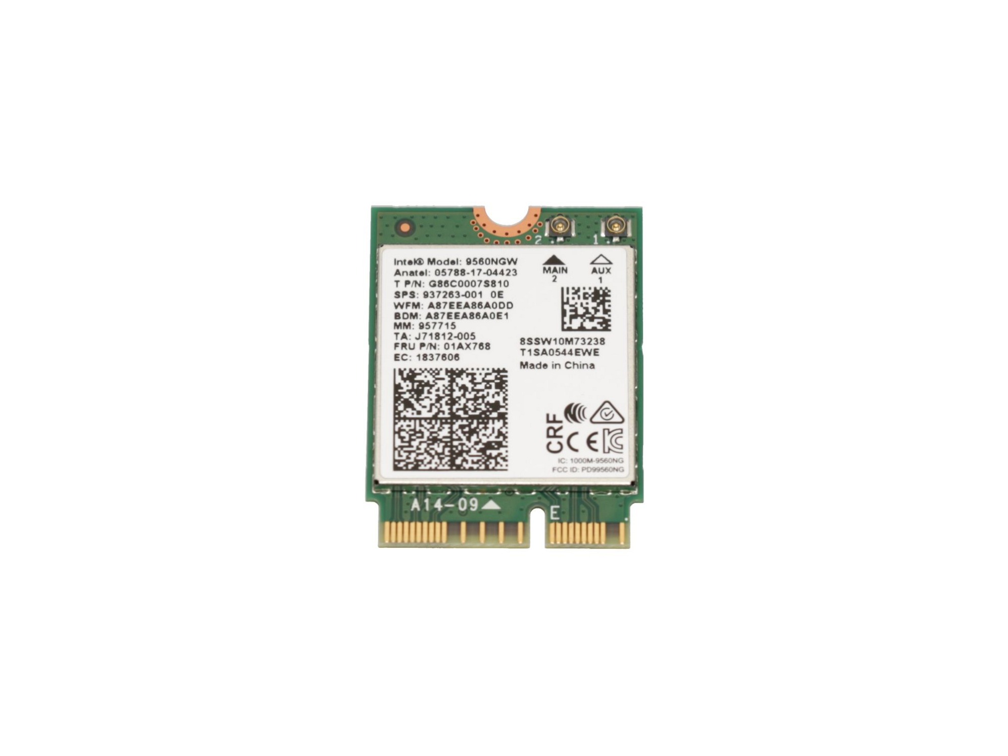 HP G86C0007S810 WLAN/Bluetooth Karte