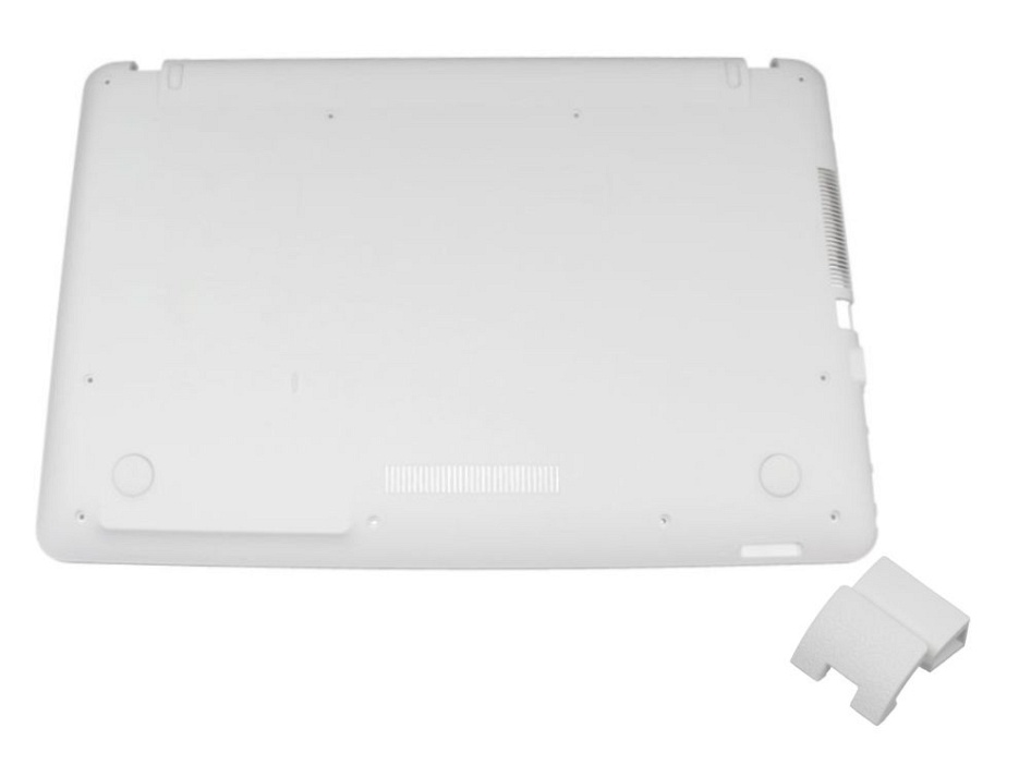 Gehäuse Unterseite weiß (ohne ODD-Schacht) inkl. LAN-Anschluss-Abdeckung für Asus VivoBook Max X541NA
