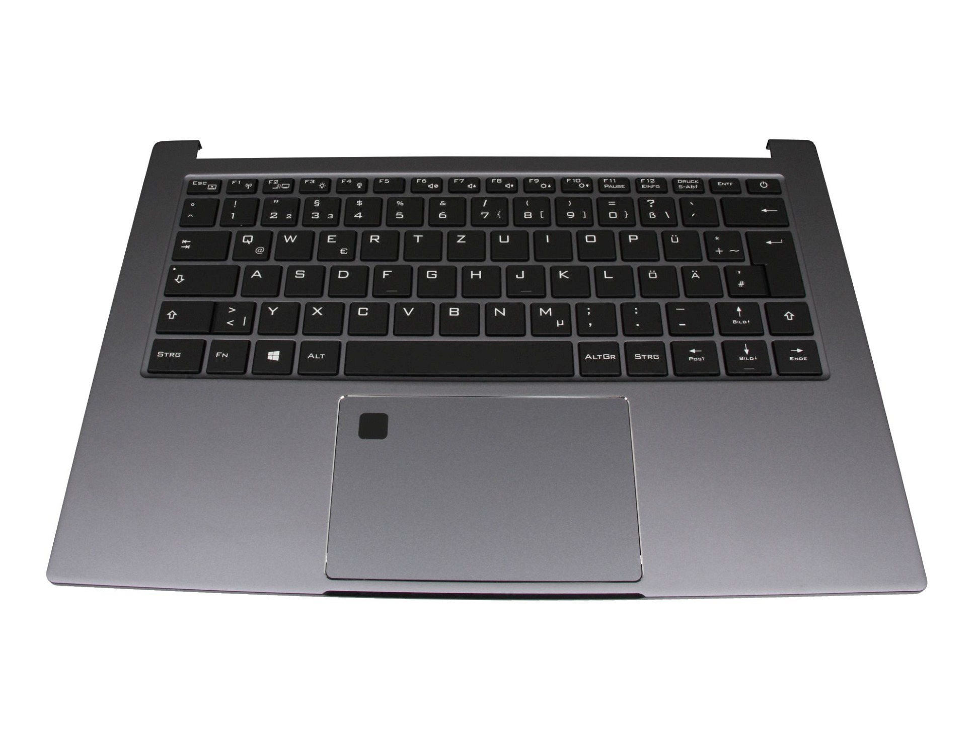 Medion 40080145 Tastatur inkl. Topcase DE (deutsch) schwarz/grau mit Backlight
