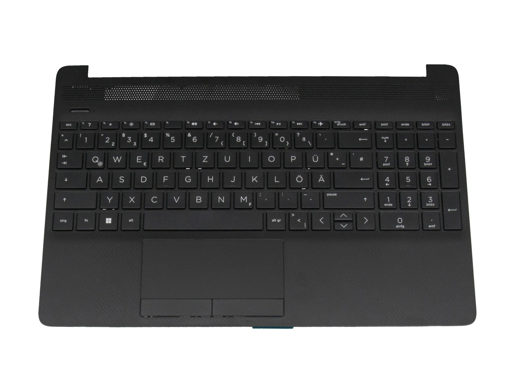 HP L94460-041 Tastatur inkl. Topcase DE (deutsch) schwarz/schwarz (PTP)