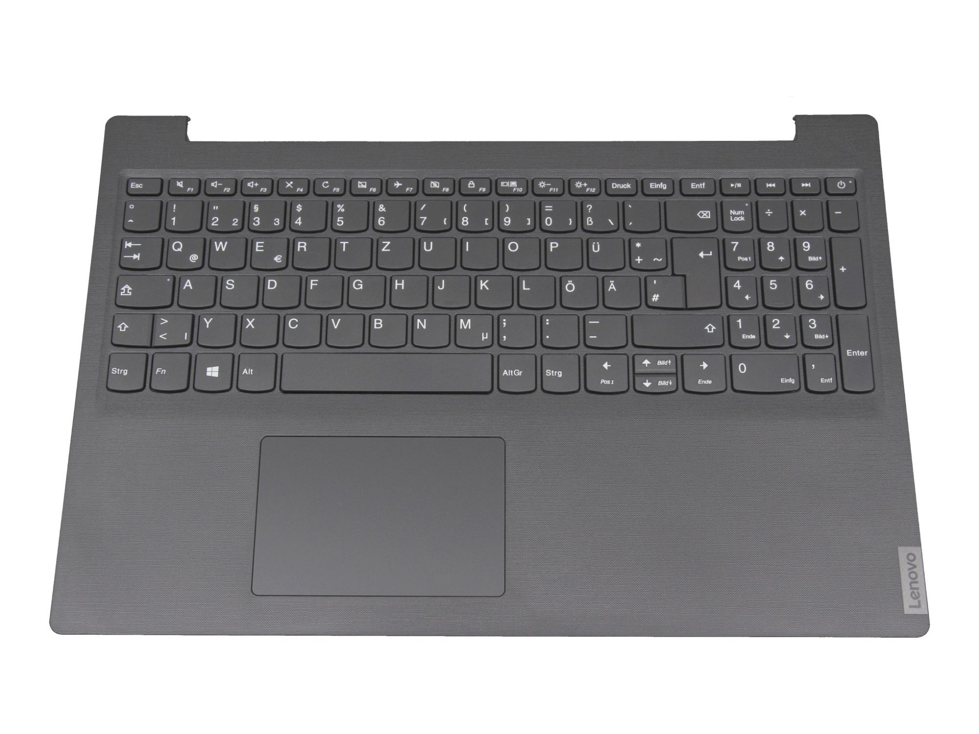 Lenovo PC5CP-GR Tastatur inkl. Topcase DE (deutsch) grau/grau