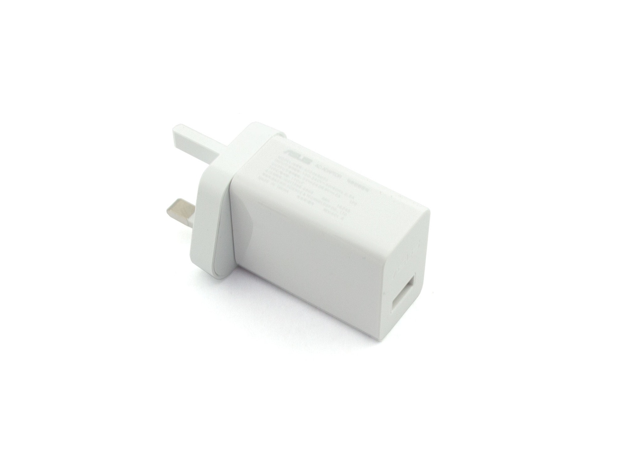 USB Netzteil 18 Watt UK Wallplug weiß für Asus Nexus 7 (2012) 3G