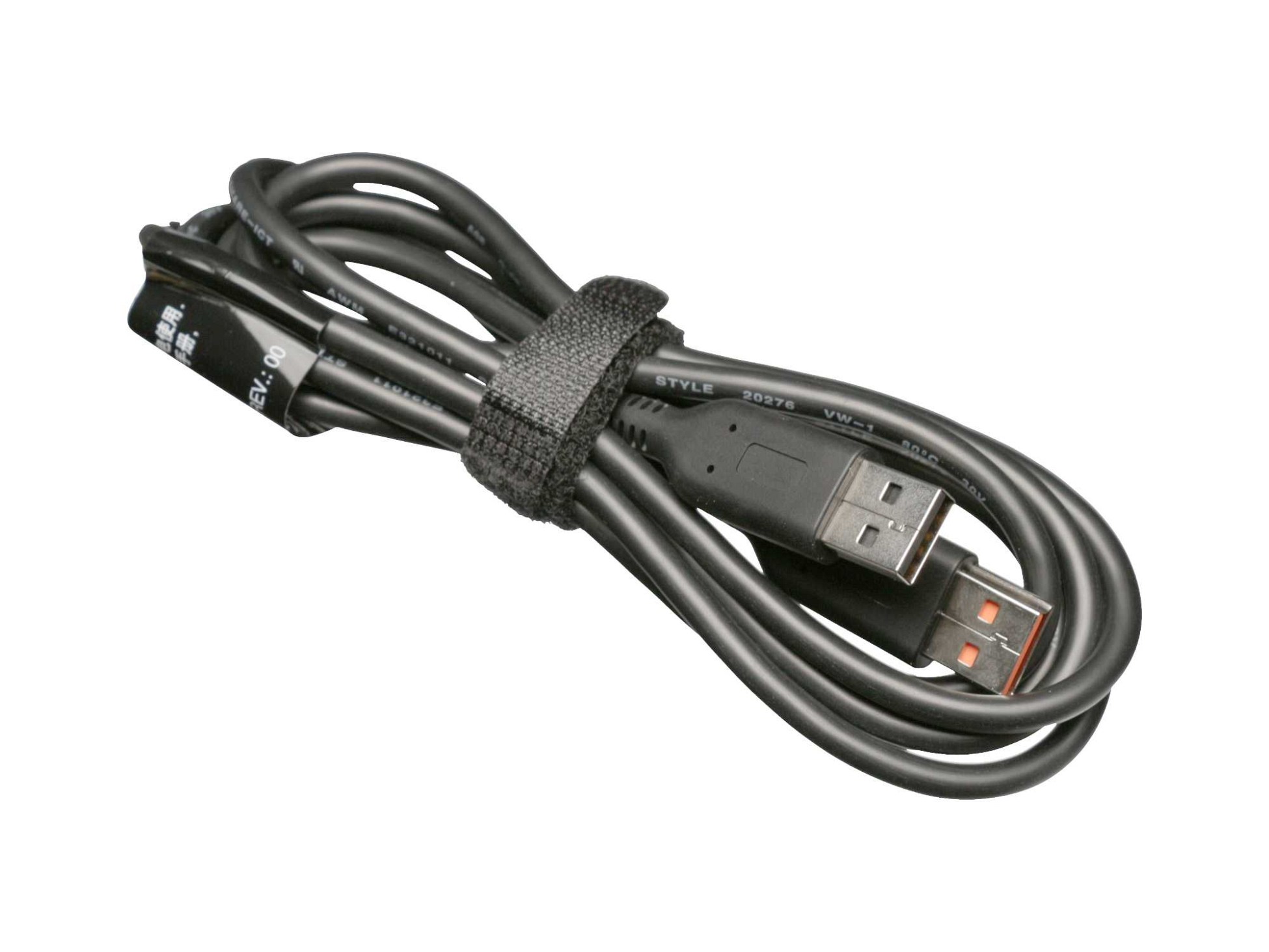 USB Daten- / Ladekabel schwarz Original 1,00m für Lenovo Yoga 3 1470 (80JH)