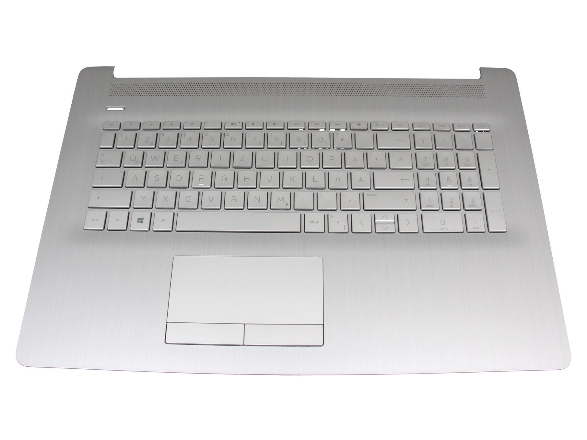HP L88364-041 Tastatur inkl. Topcase DE (deutsch) silber/silber (DVD)