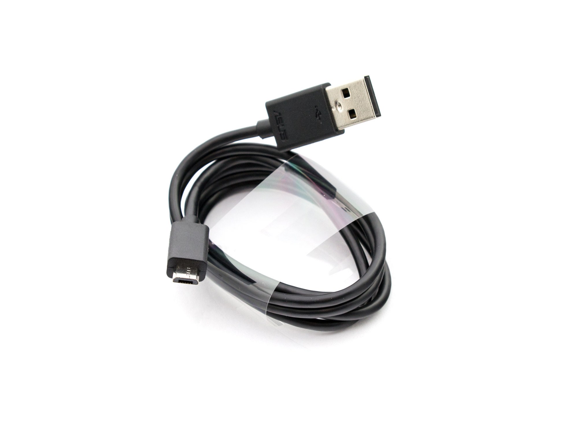 Micro-USB Daten- / Ladekabel schwarz 0,90m für Asus Transformer Pad (TF0310C)