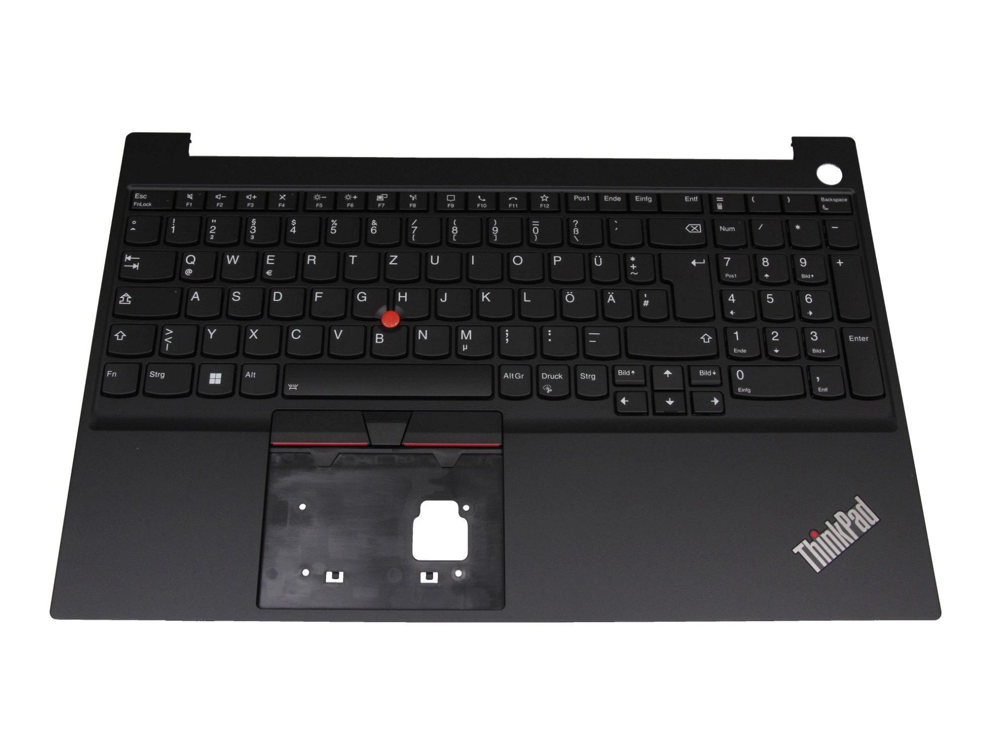 Lenovo AP1HK000E00 Tastatur inkl. Topcase DE (deutsch) schwarz/schwarz mit Backlight und Mouse-Stick