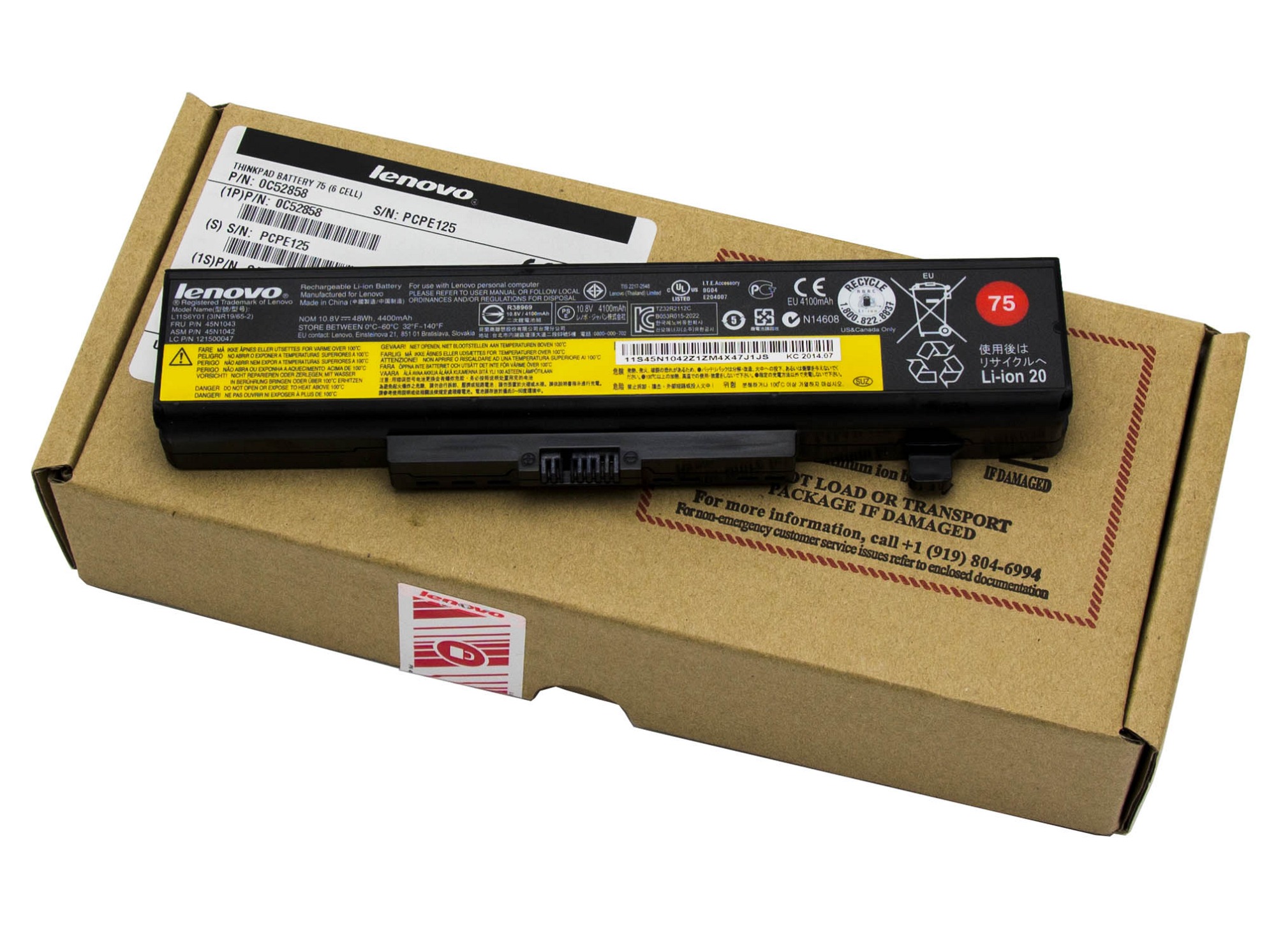 LENOVO Battery Seite 8 Preisvergleich Lenovo Battery 75 Akku 48Wh Original