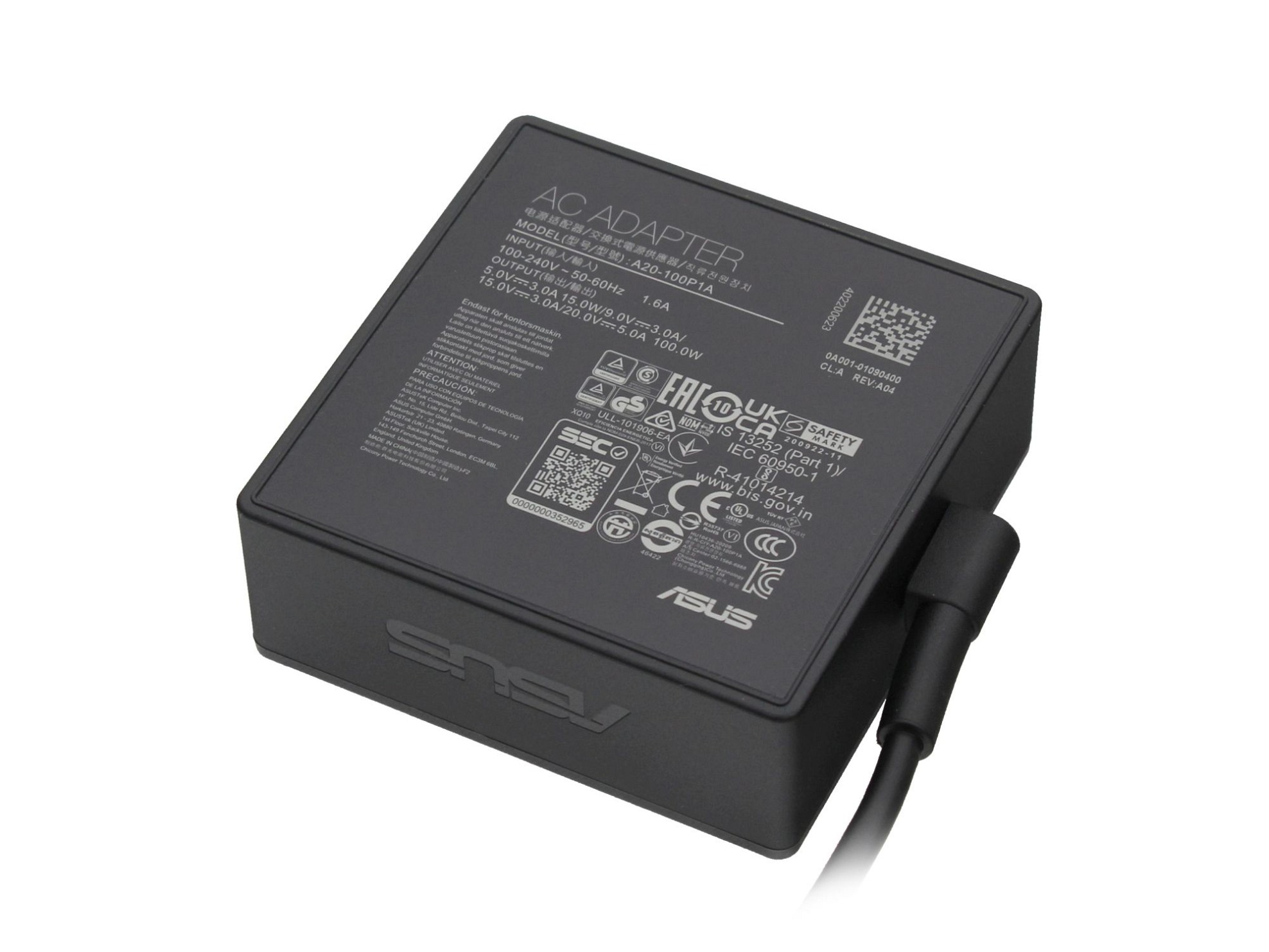 Asus 90XB077N-MPW000 USB-C Netzteil 100,0 Watt