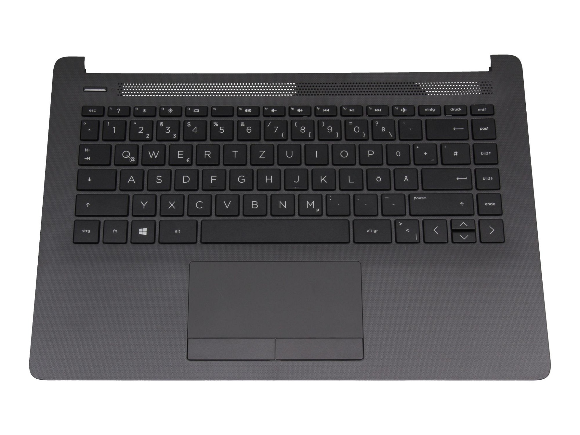 HP 6070B1306305 Tastatur inkl. Topcase DE (deutsch) schwarz/grau