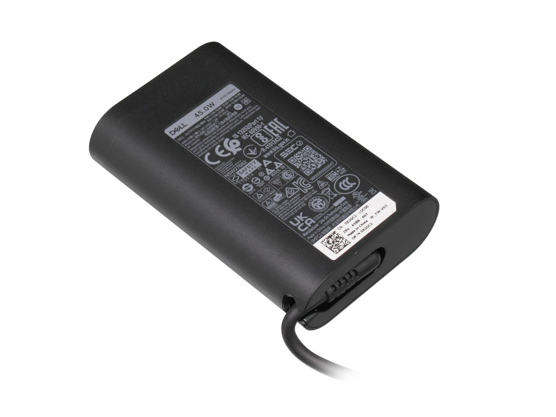 USB-C Netzteil 45,0 Watt original für Dell Latitude 12 Rugged Extreme (7212)