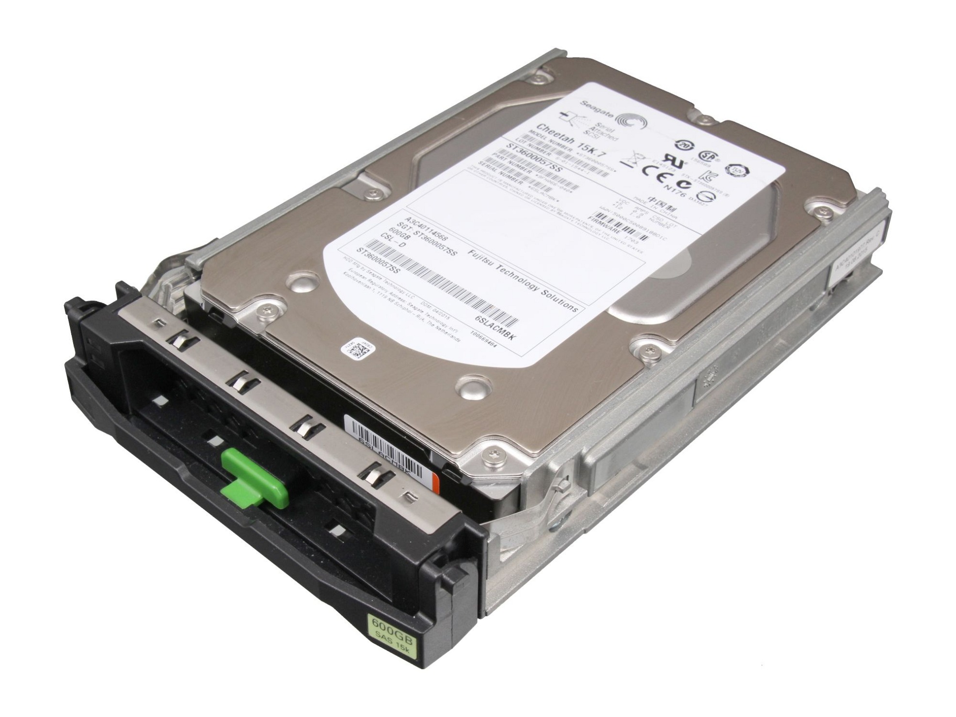Seagate ST3600657SS Server Festplatte HDD 600GB (3,5 Zoll / 8,9 cm) SAS II (6 Gb/s) 15K inkl. Hot-Plug Gebraucht