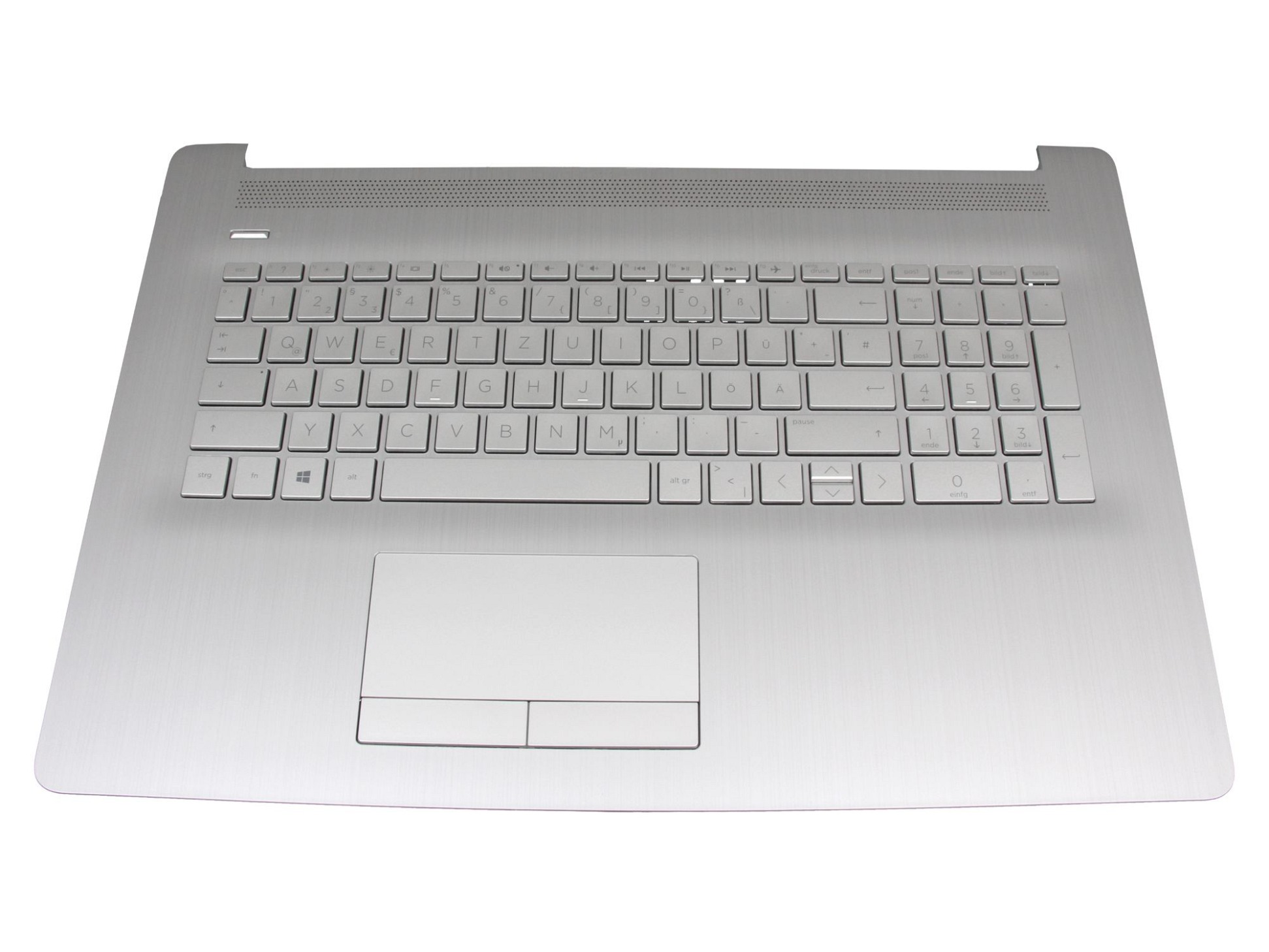 HP L883664-041 Tastatur inkl. Topcase DE (deutsch) silber/silber (DVD)