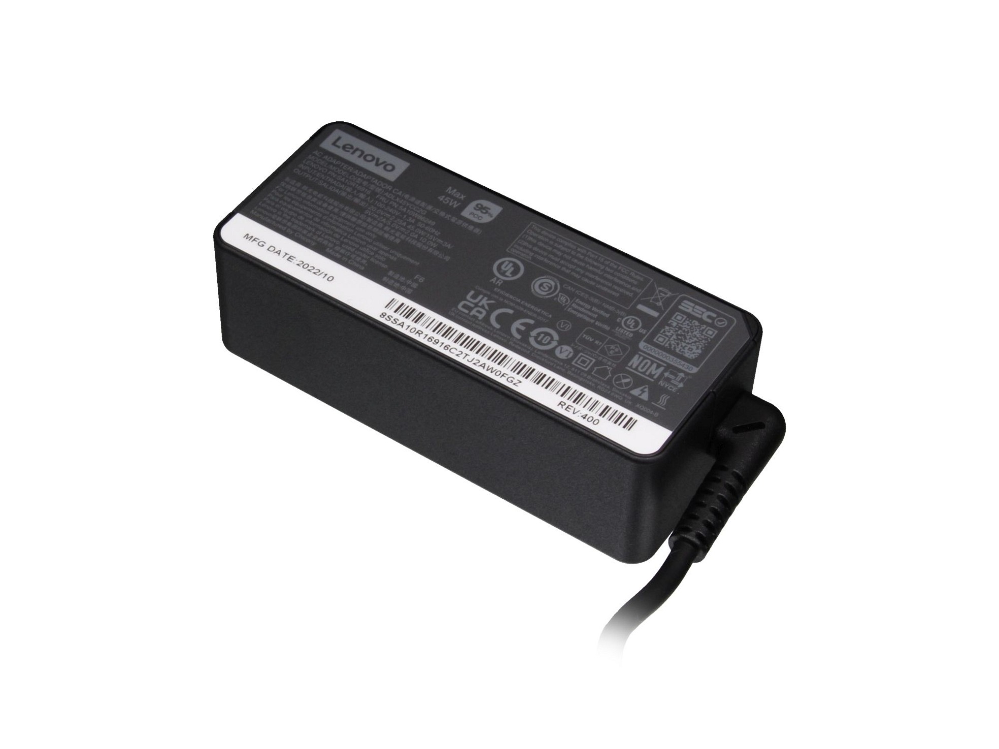 USB-C Netzteil 45,0 Watt für Lenovo Tablet 10 (20L3)