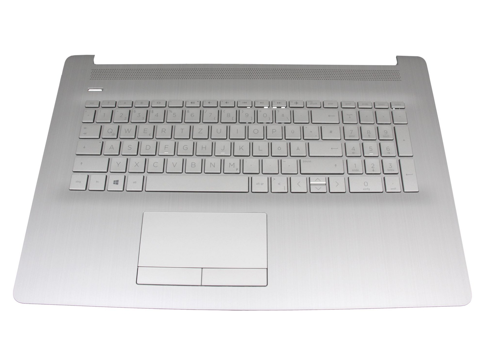 HP L92785-041 Tastatur inkl. Topcase DE (deutsch) silber/silber (DVD)