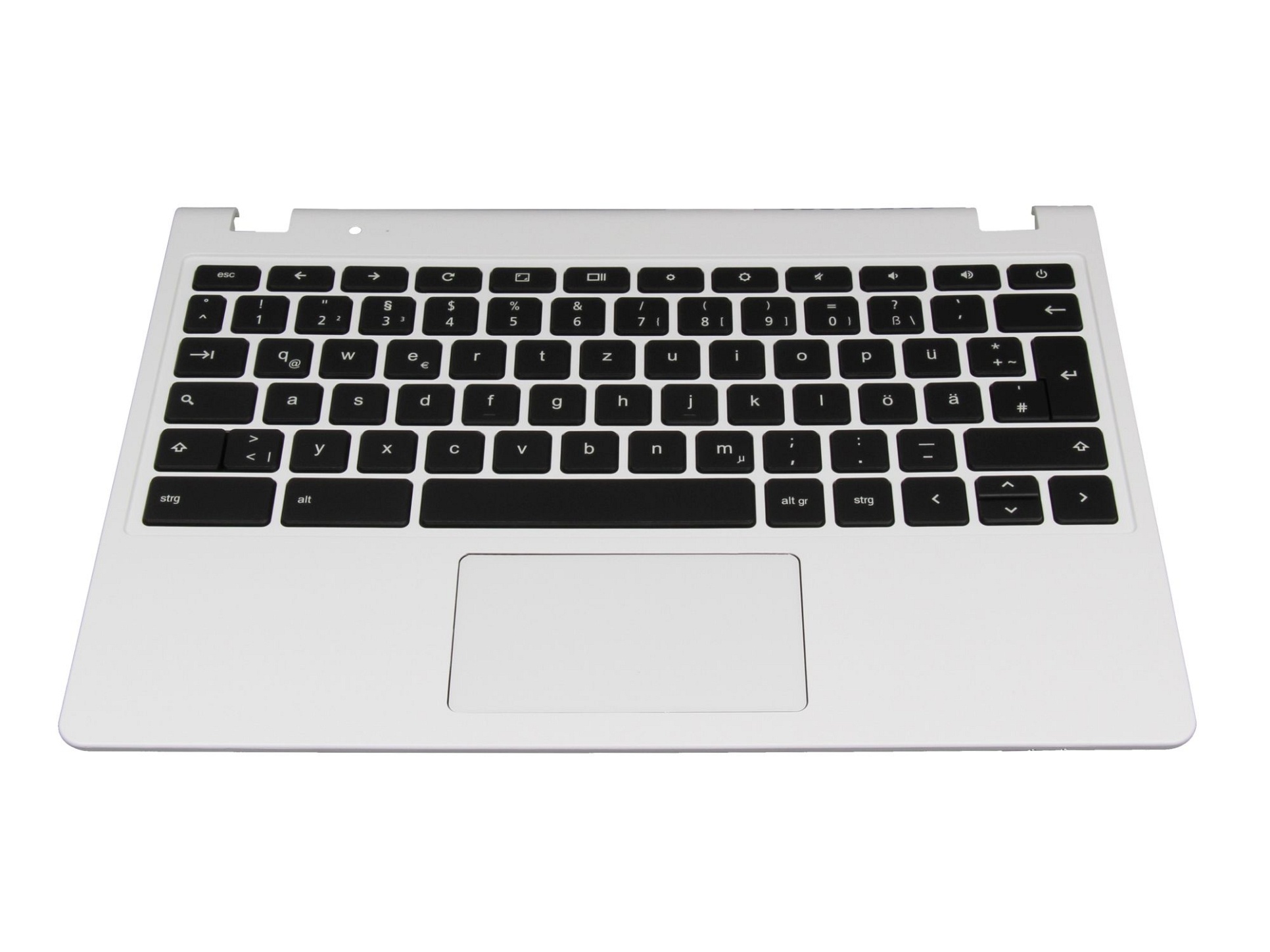 Acer AEZHNG00010 Tastatur inkl. Topcase DE (deutsch) schwarz/weiß
