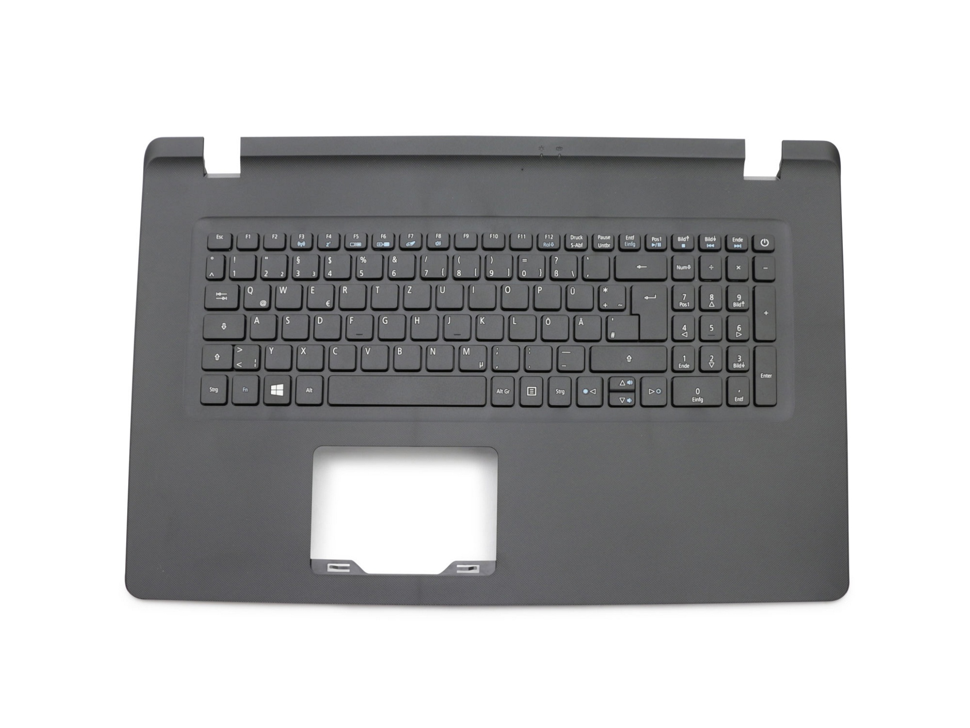 Acer FA1NY000300-1 Tastatur inkl. Topcase DE (deutsch) schwarz/schwarz