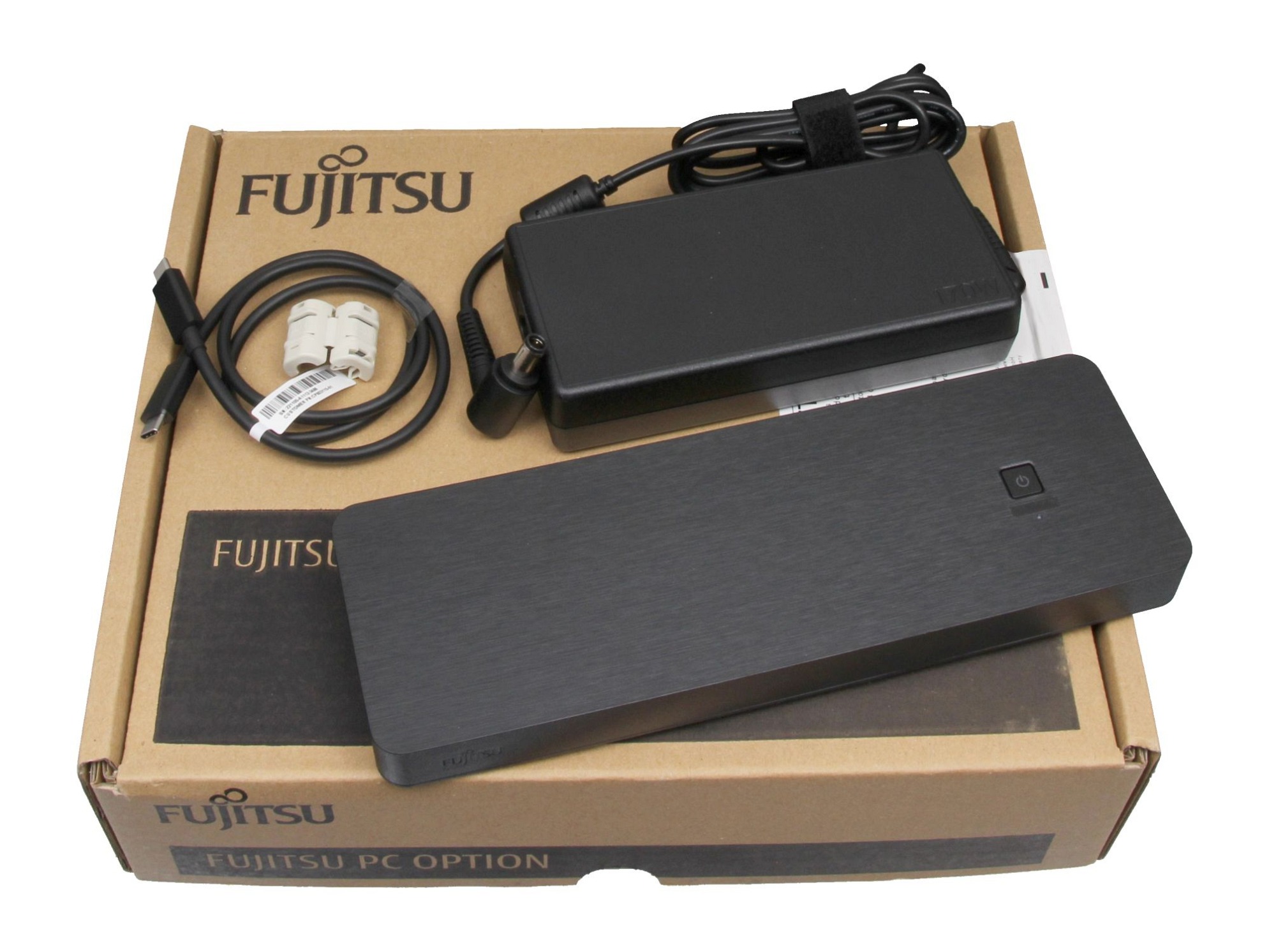 Fujitsu 10602947304 Fujitsu Thunderbolt 4 (Trident2) Port Replikator inkl. 170W Netzteil