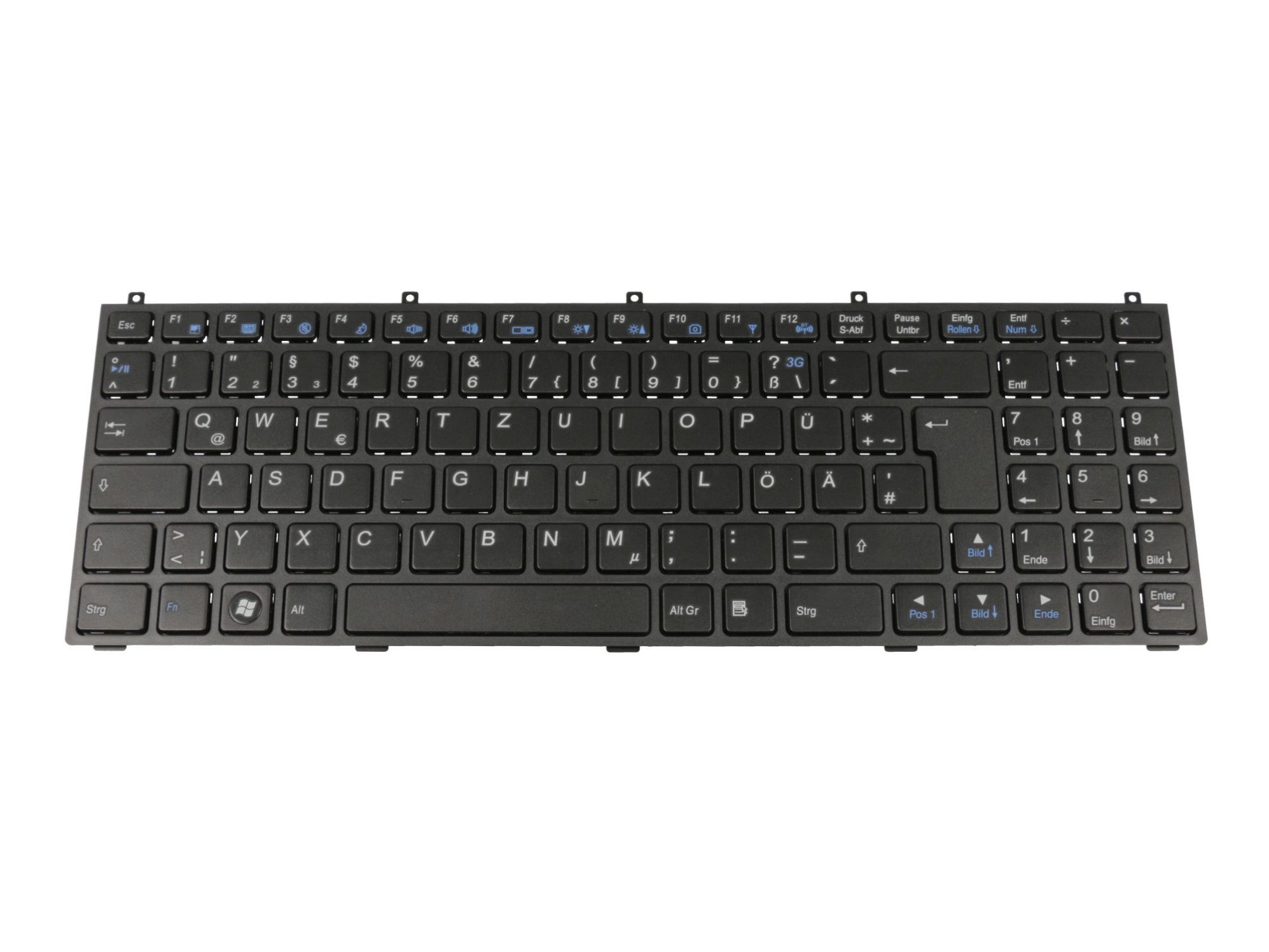 Wortmann 1480719 Tastatur DE (deutsch) schwarz/grau