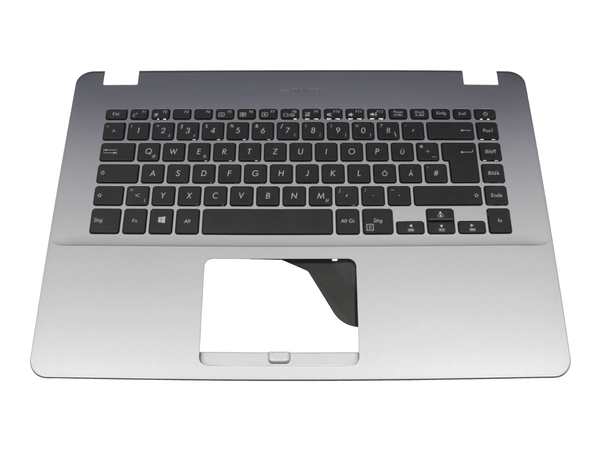 Asus 90NB0G02-R31GE0 Tastatur inkl. Topcase DE (deutsch) schwarz/silber
