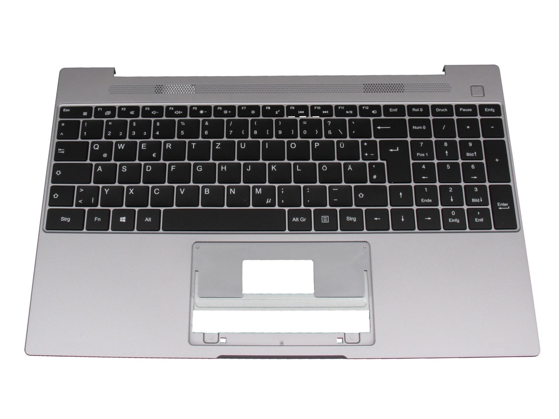 Medion LGPRT0421T Tastatur inkl. Topcase DE (deutsch) schwarz/grau