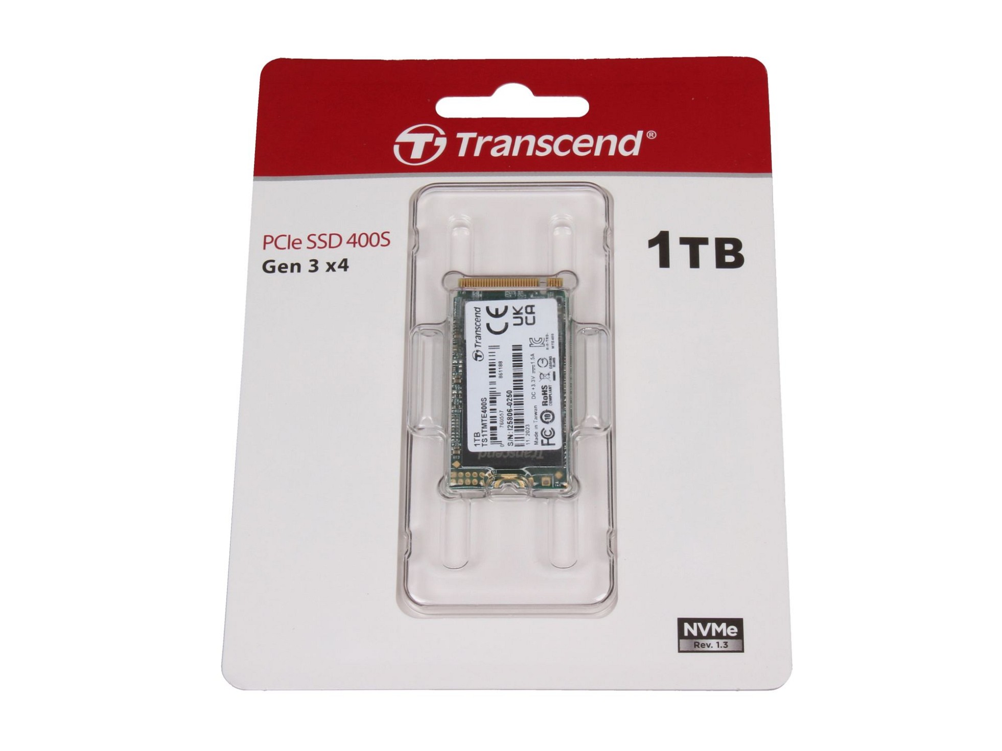 TRANSCEND TS1TMTE400S Transcend 400S SSD Festplatte 1TB (M.2 22 x 42 mm)