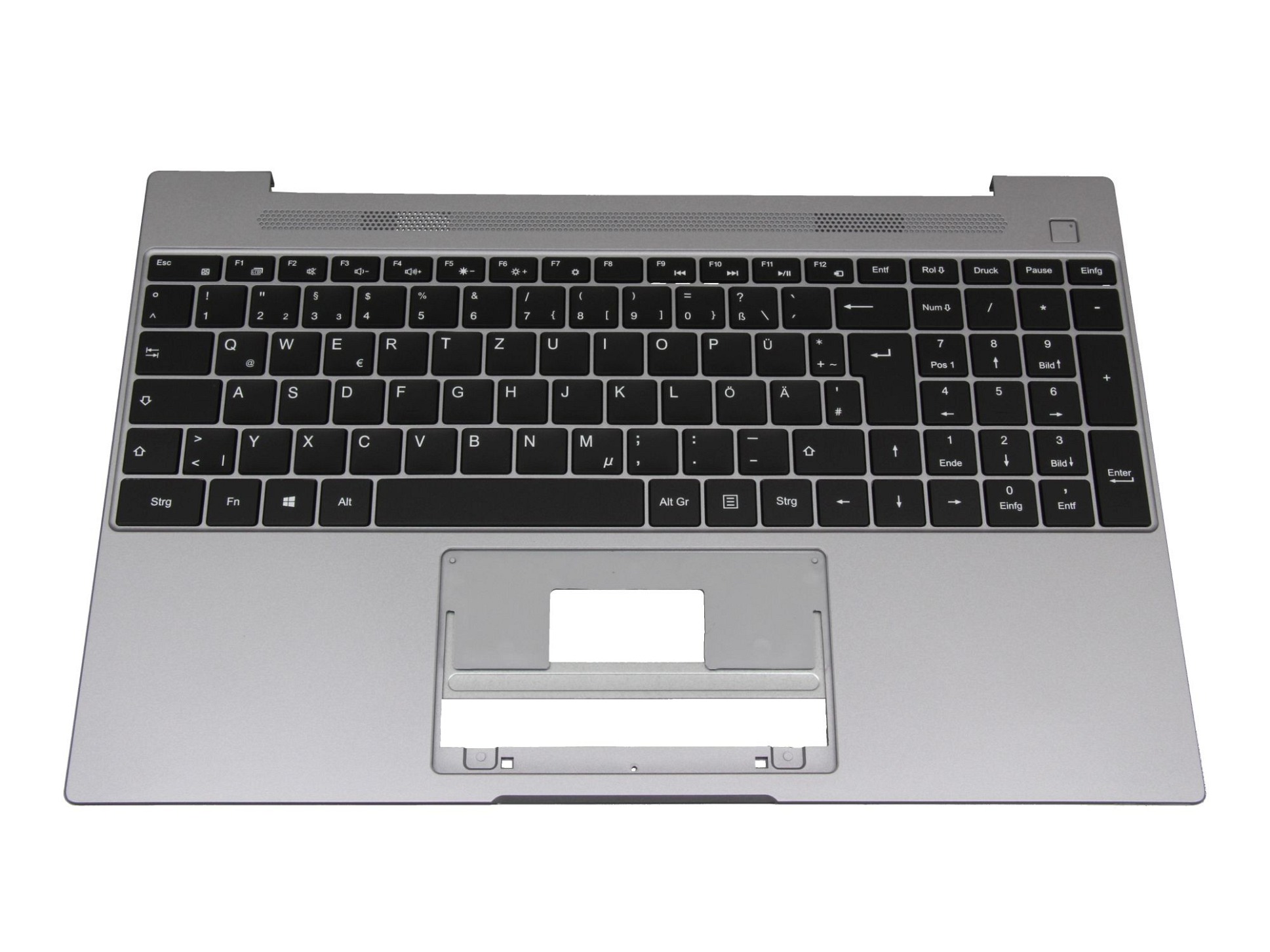 Medion 40074203 Tastatur inkl. Topcase DE (deutsch) schwarz/grau
