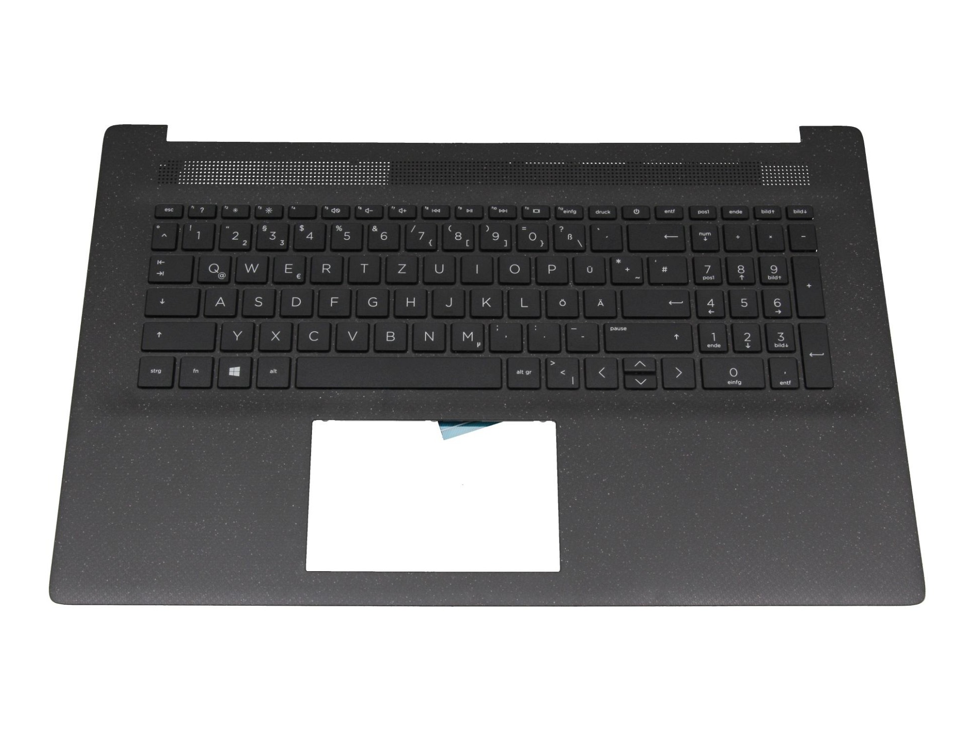 HP 6070B1894801 Tastatur inkl. Topcase DE (deutsch) schwarz/schwarz