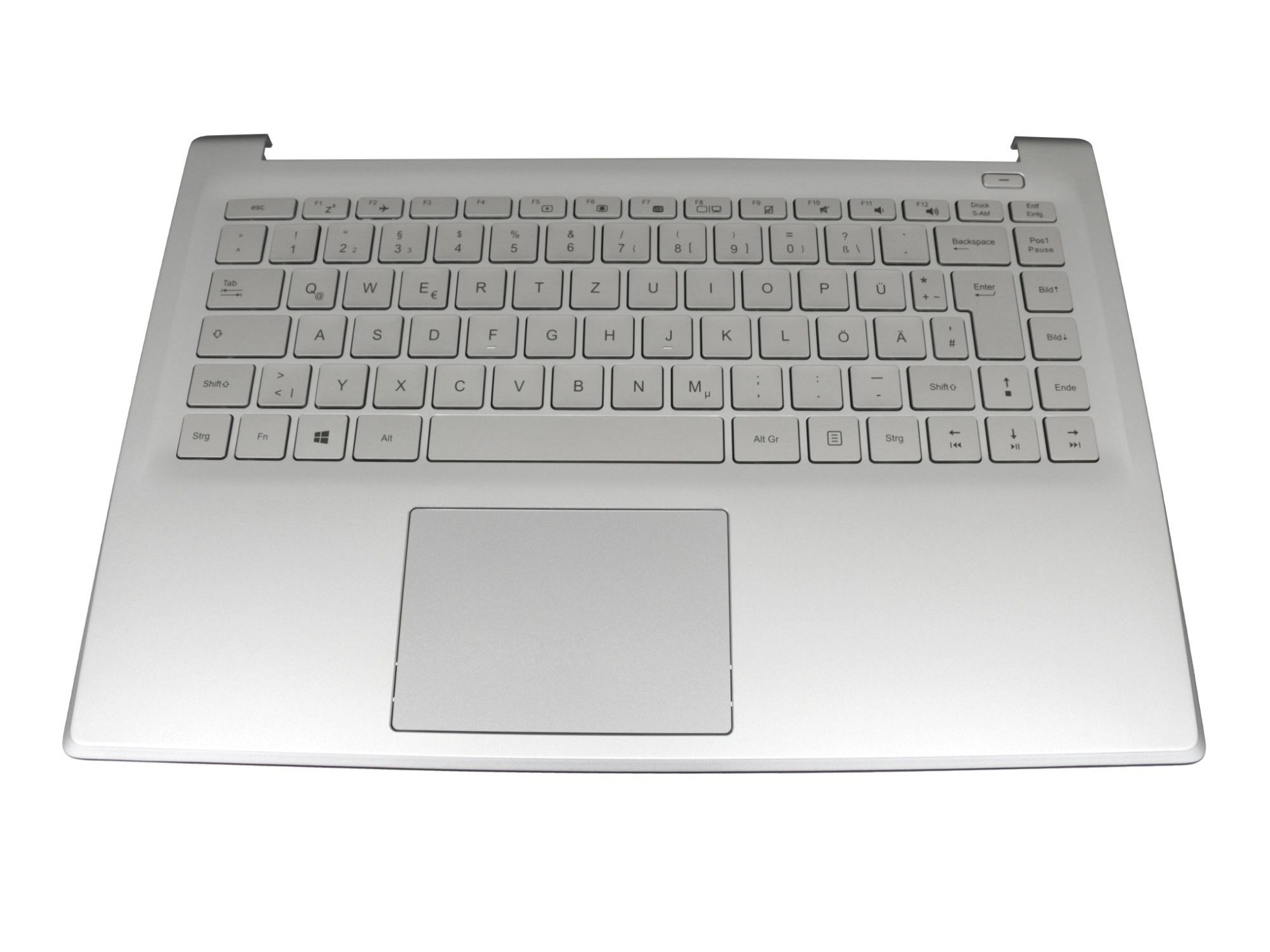 Medion 40069760 Tastatur inkl. Topcase DE (deutsch) silber/silber