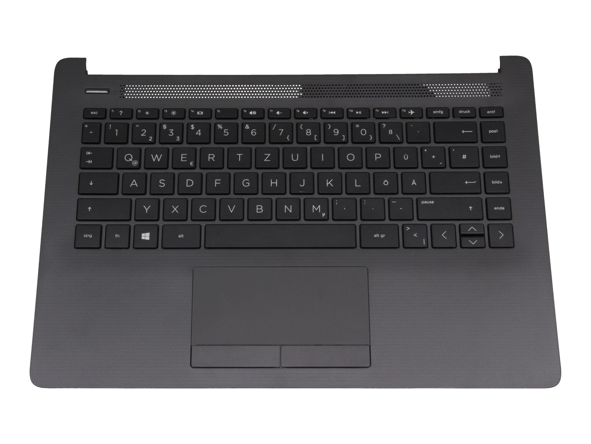 HP 6037B0145704 Tastatur inkl. Topcase DE (deutsch) schwarz/grau