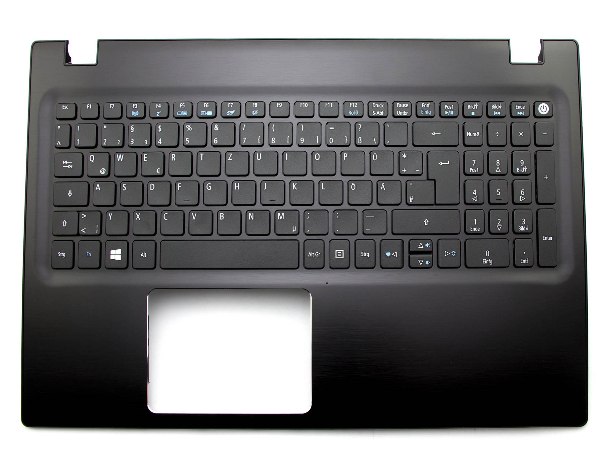 Acer 6B.GA4N7.010 Tastatur inkl. Topcase DE (deutsch) schwarz/schwarz