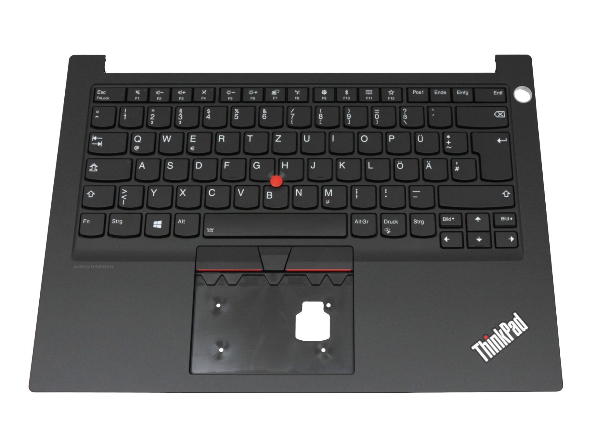 TLTE14 Tastatur inkl. Topcase DE (deutsch) schwarz/schwarz mit Backlight und Mouse-Stick