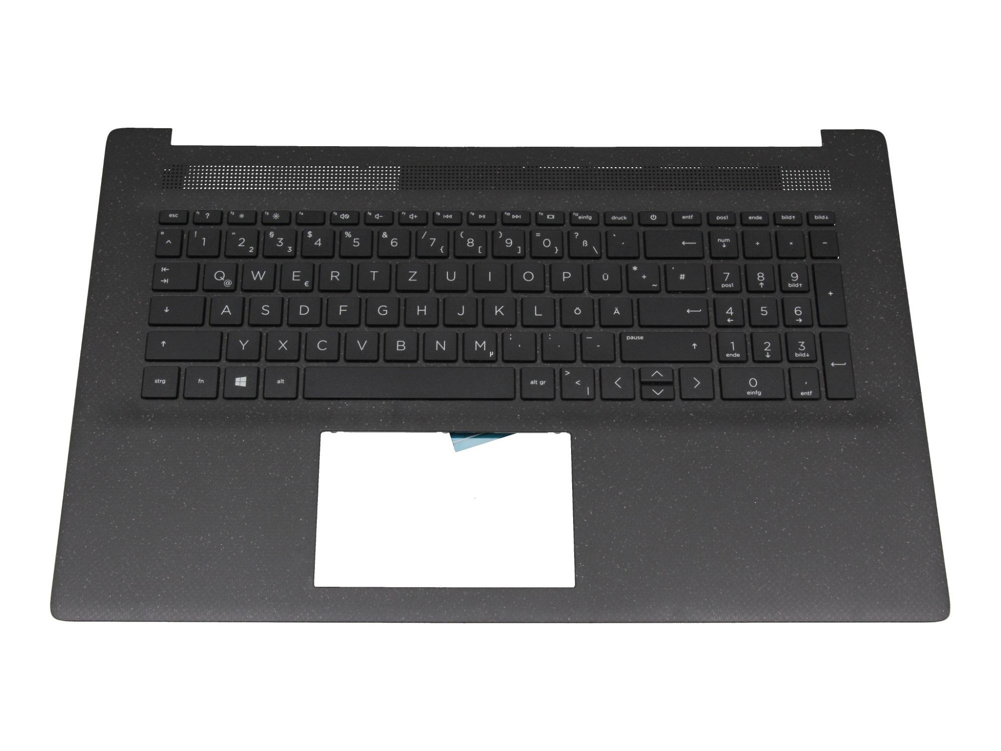HP 6054B2488302 Tastatur inkl. Topcase DE (deutsch) schwarz/schwarz
