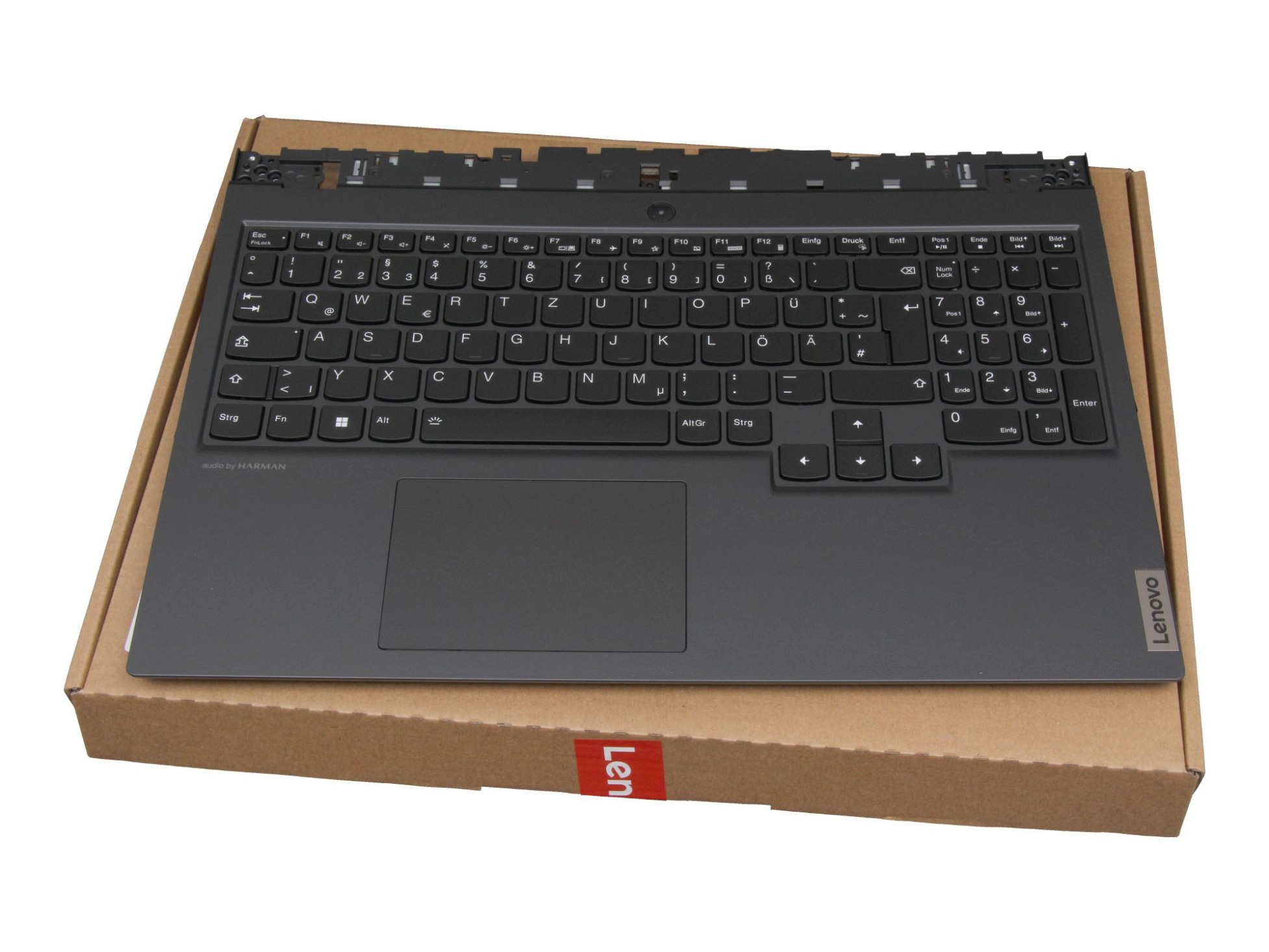 Lenovo PR5CYBG-GR Tastatur inkl. Topcase DE (deutsch) schwarz/schwarz mit Backlight