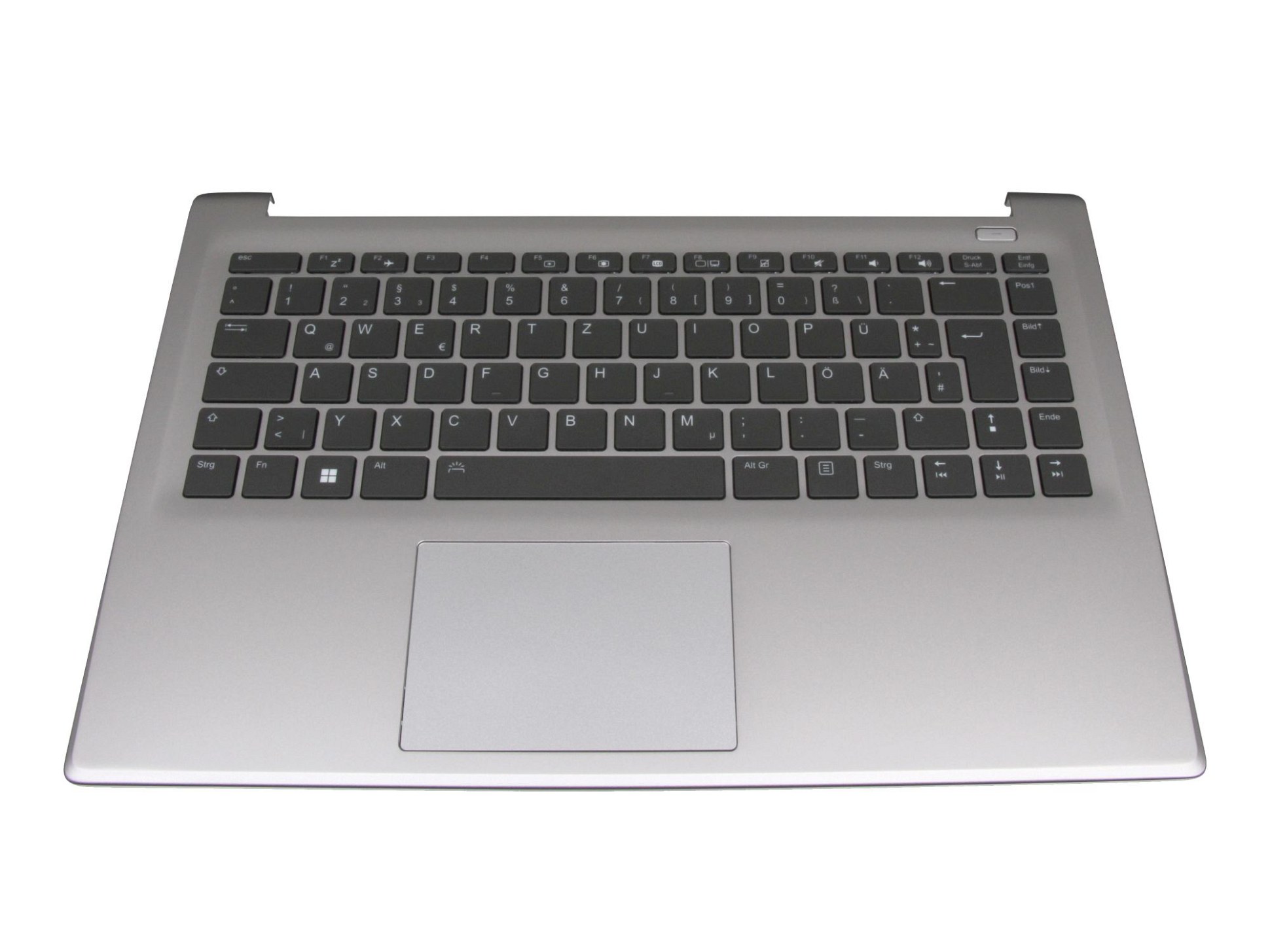 Medion 40078046 Tastatur inkl. Topcase DE (deutsch) schwarz/grau mit Backlight