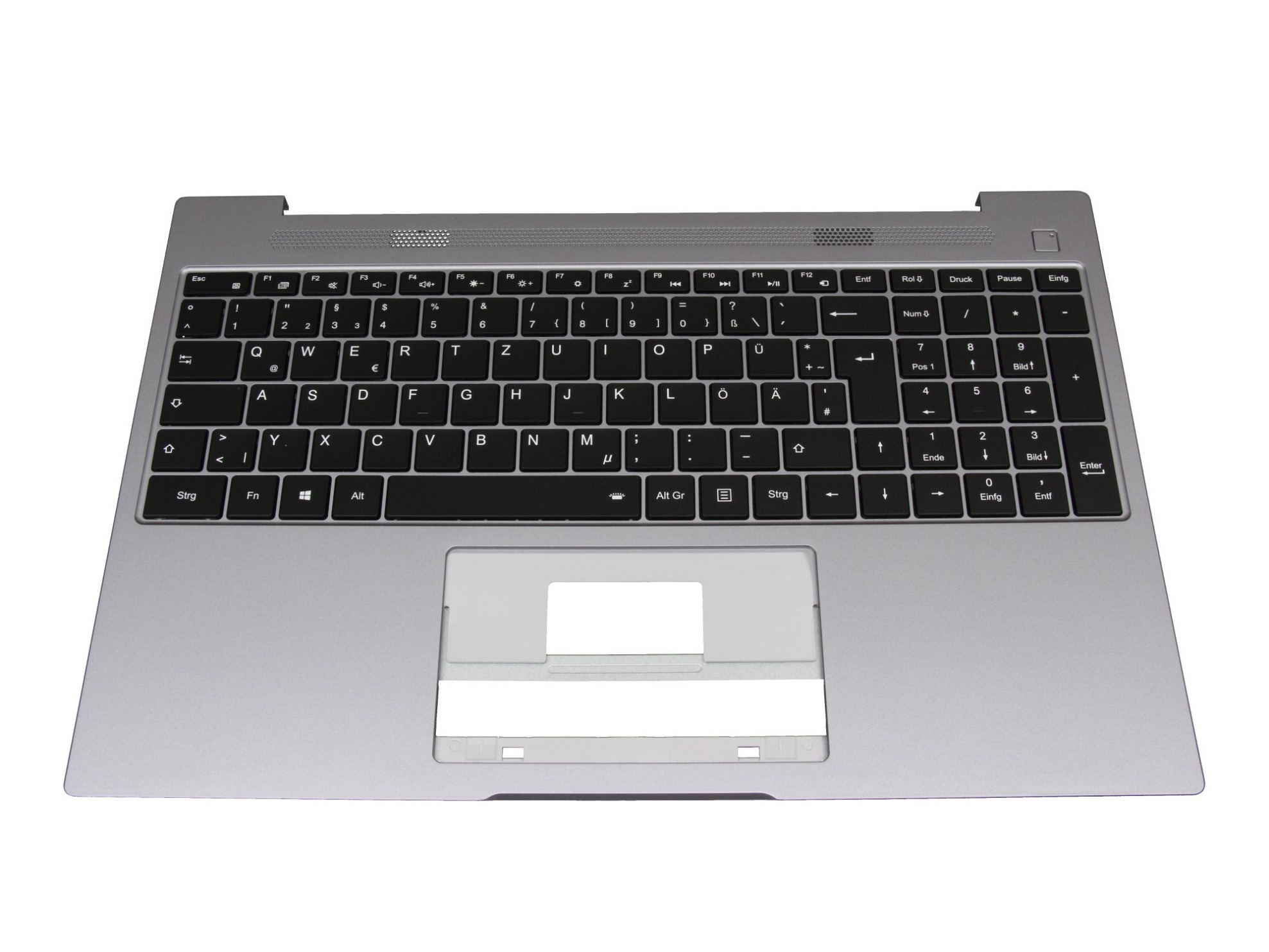 Medion 40080855 Tastatur inkl. Topcase DE (deutsch) schwarz/grau mit Backlight