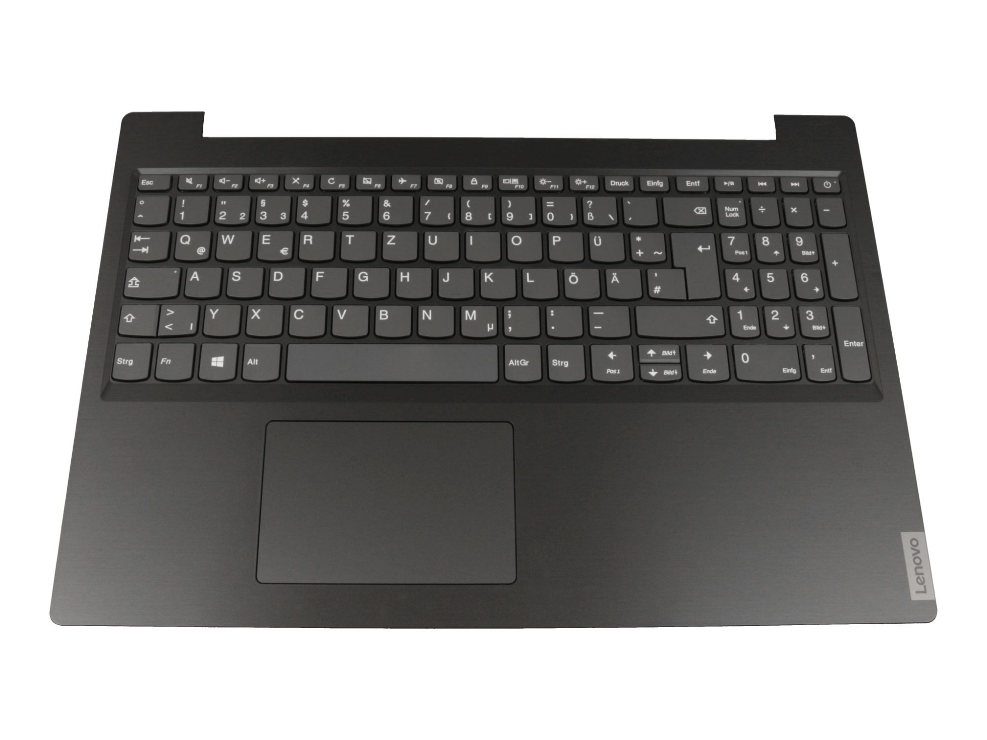 Lenovo PC5CP-GR Tastatur inkl. Topcase DE (deutsch) grau/schwarz
